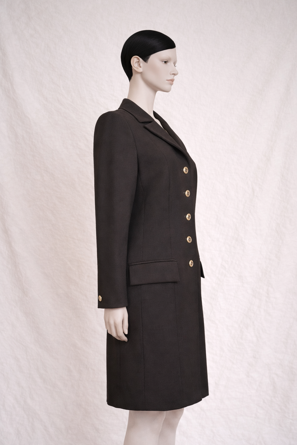 Manteau - robe en laine Givenchy – Sélection vintage authentique