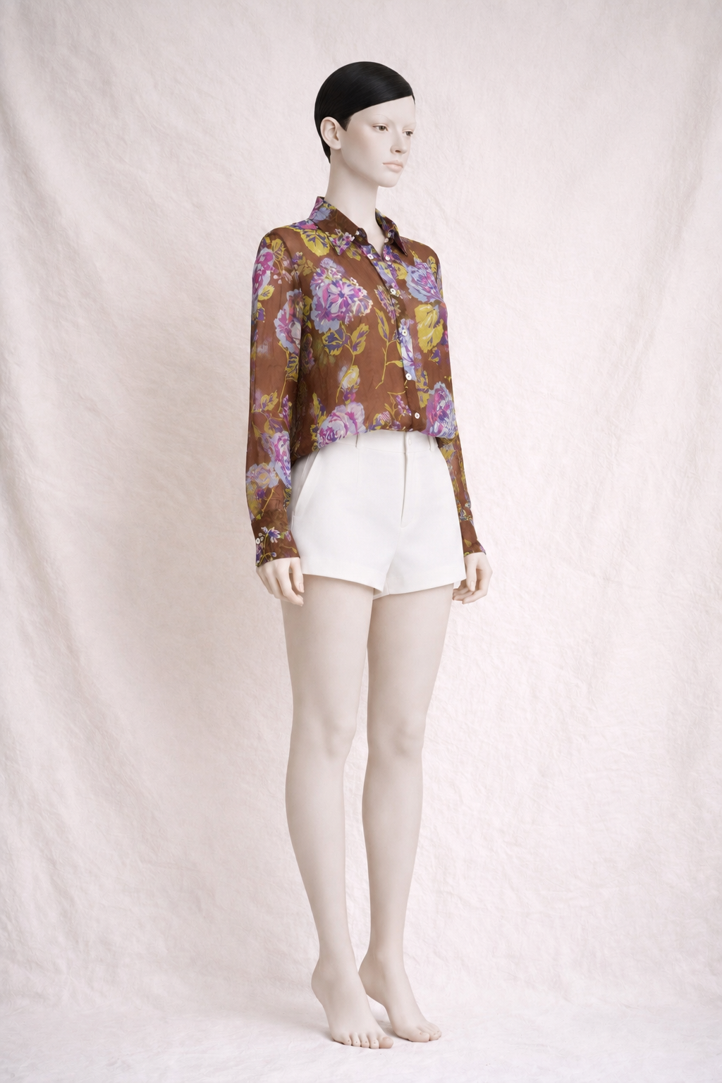 Blouse authentique Dolce & Gabbana en mousseline de soie imprimée