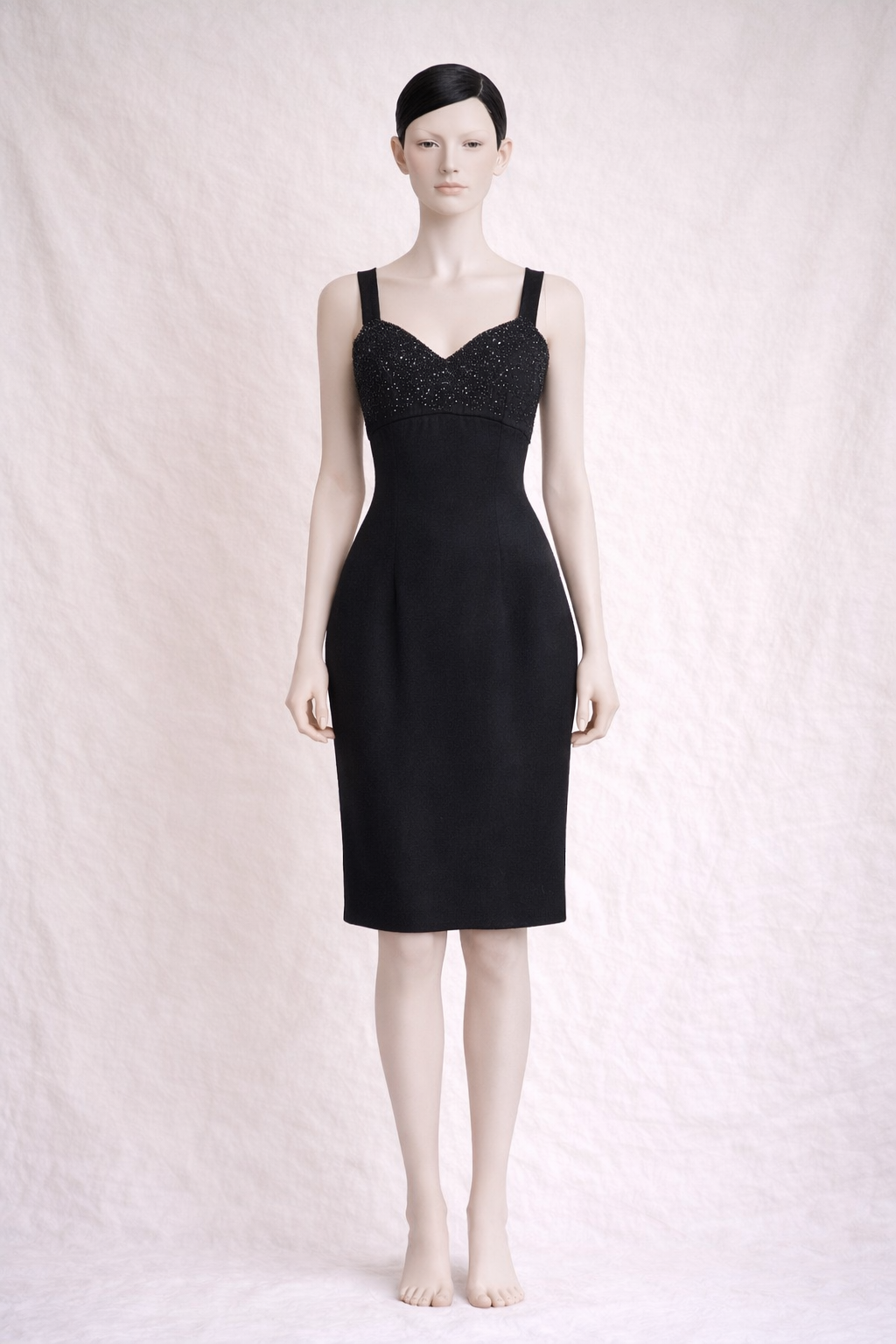 Robe de soirée noire Lanvin Paris vintage authentique