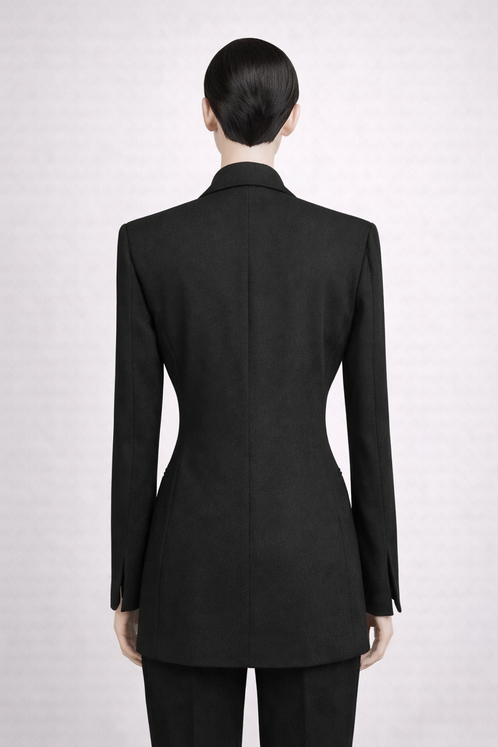 Blazer authentique Christian Dior Boutique noire laine vintage