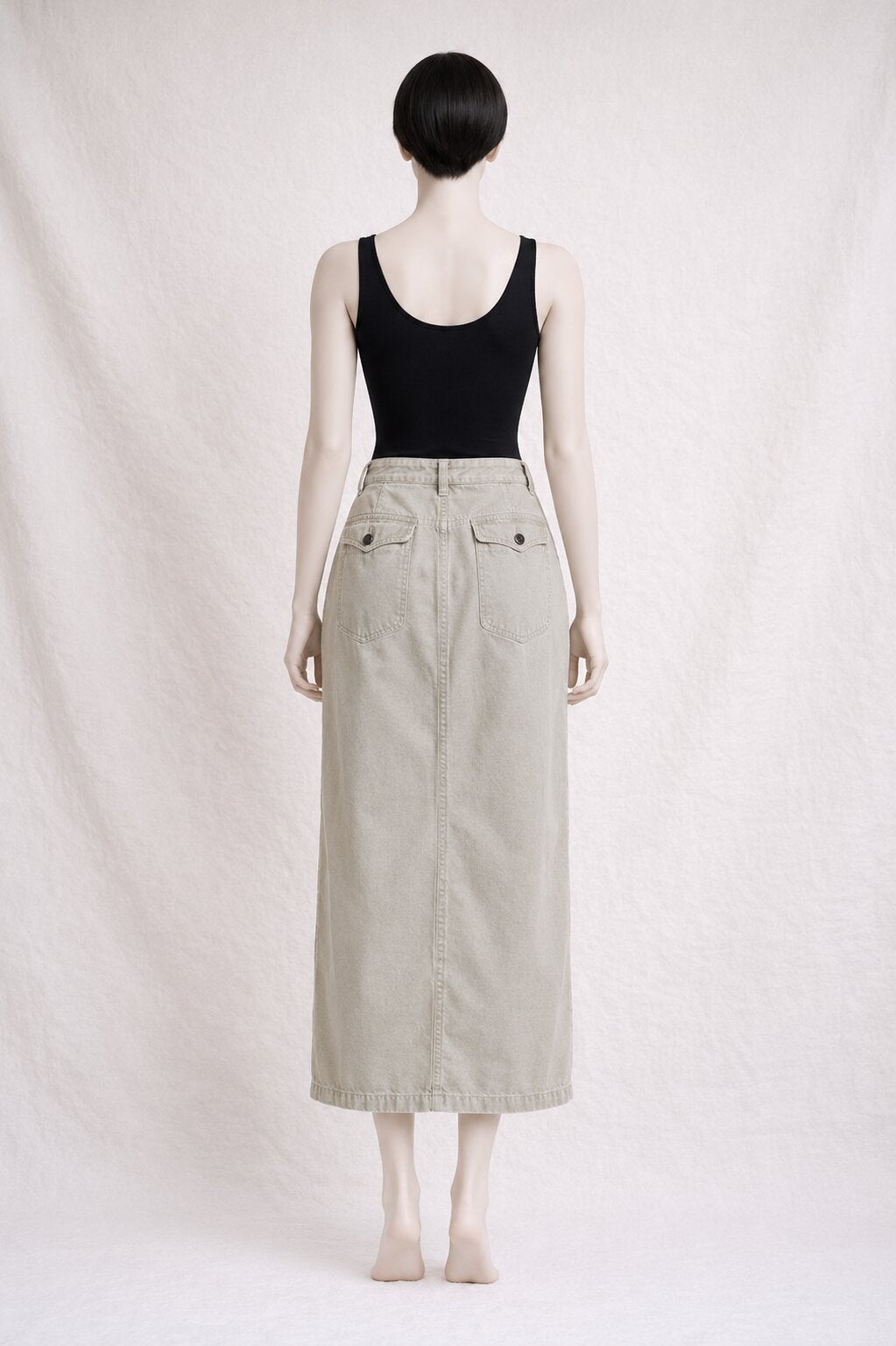 Jupe Longue en Jean Vintage Authentique Ralph Lauren