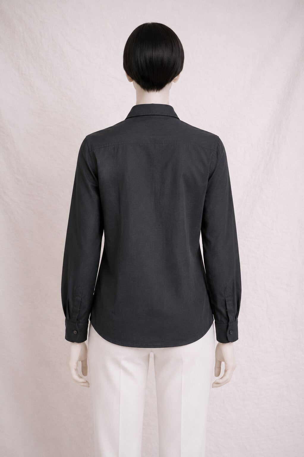 Black Cotton Shirt Pierre Cardin Paris New Vintage