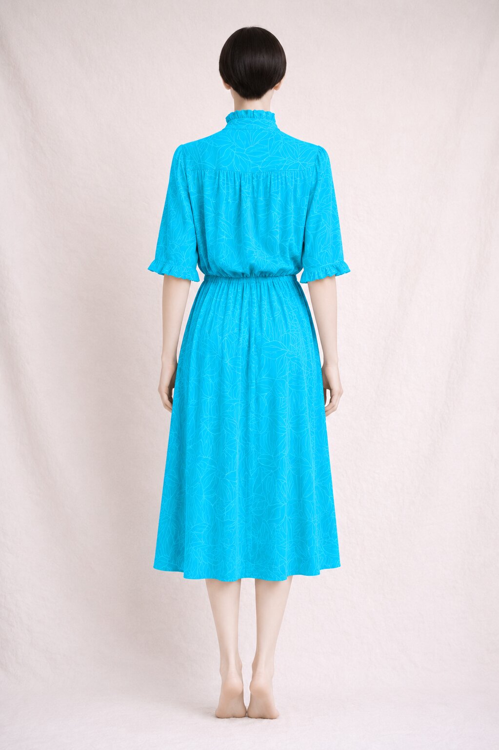Laura Ashley vintage cotton dress with British romantic charm