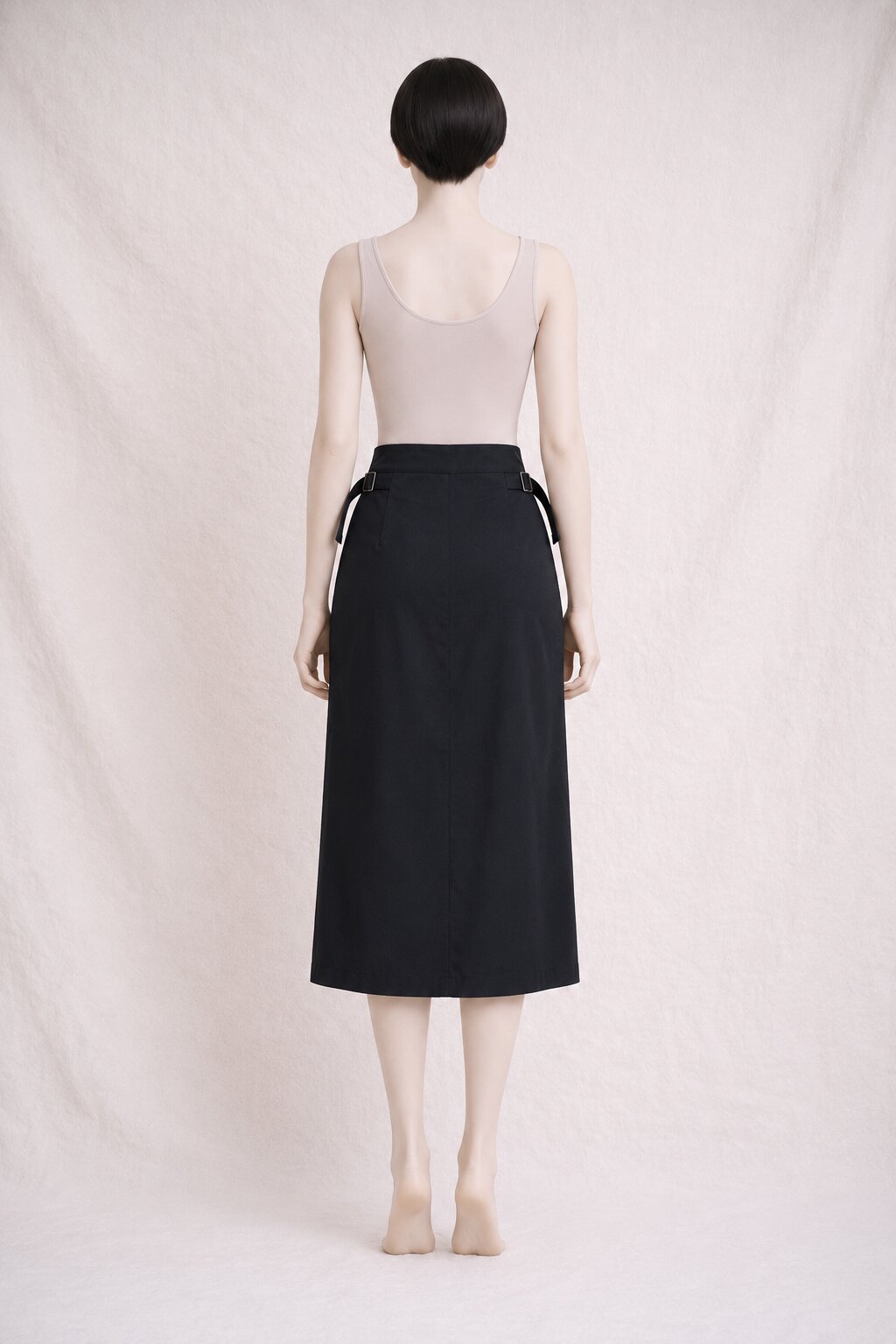 Yohji Yamamoto Y’s - Jupe longue en laine noire