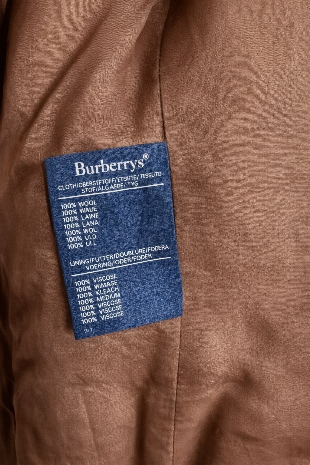 Blazer Burberrys authentique en laine à carreaux coudières bordeaux