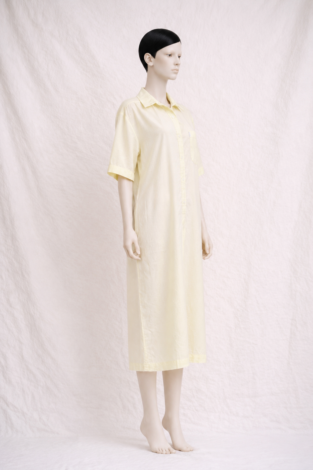 Robe en coton léger jaune Burberrys of London vintage authentique