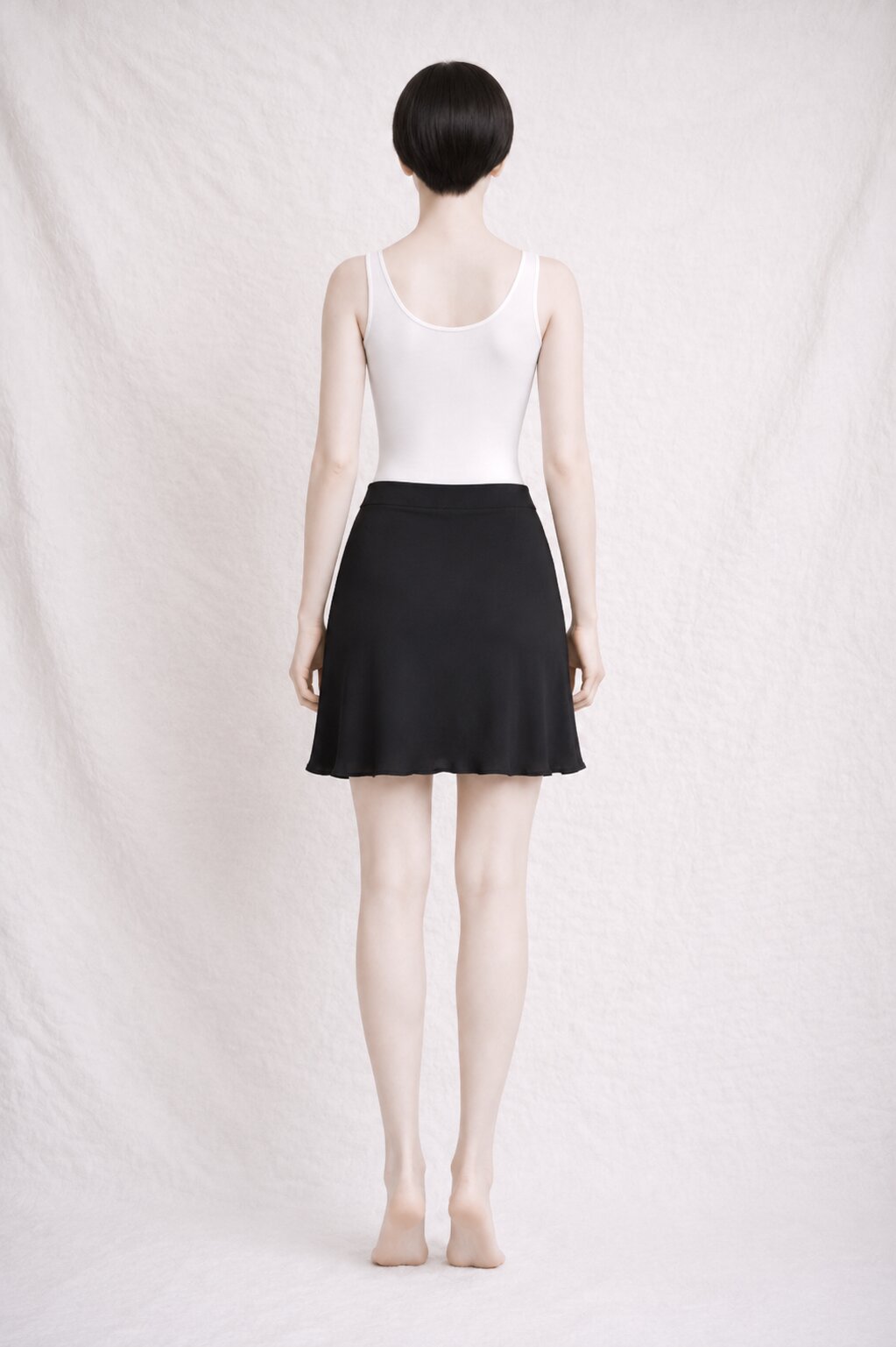 Black Silk Skirt Regina Rubens