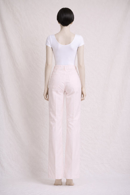 Powder Pink Cotton Trousers Pierre Cardin – New with Tag - Vintage