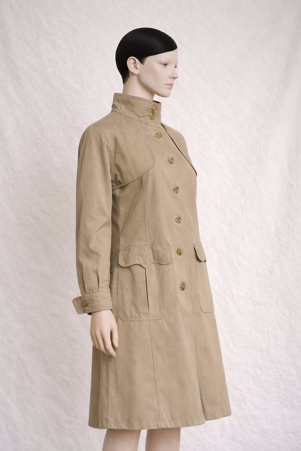 Courrèges Paris Hyperbole Iconic Trench Coat vintage authentique