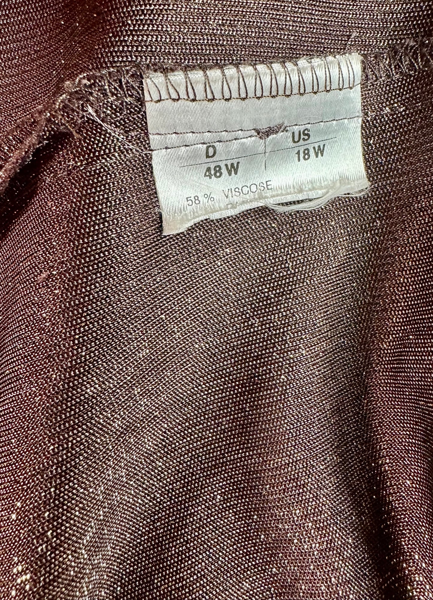 Tunique Selection de Givenchy en maille lurex vintage authentique