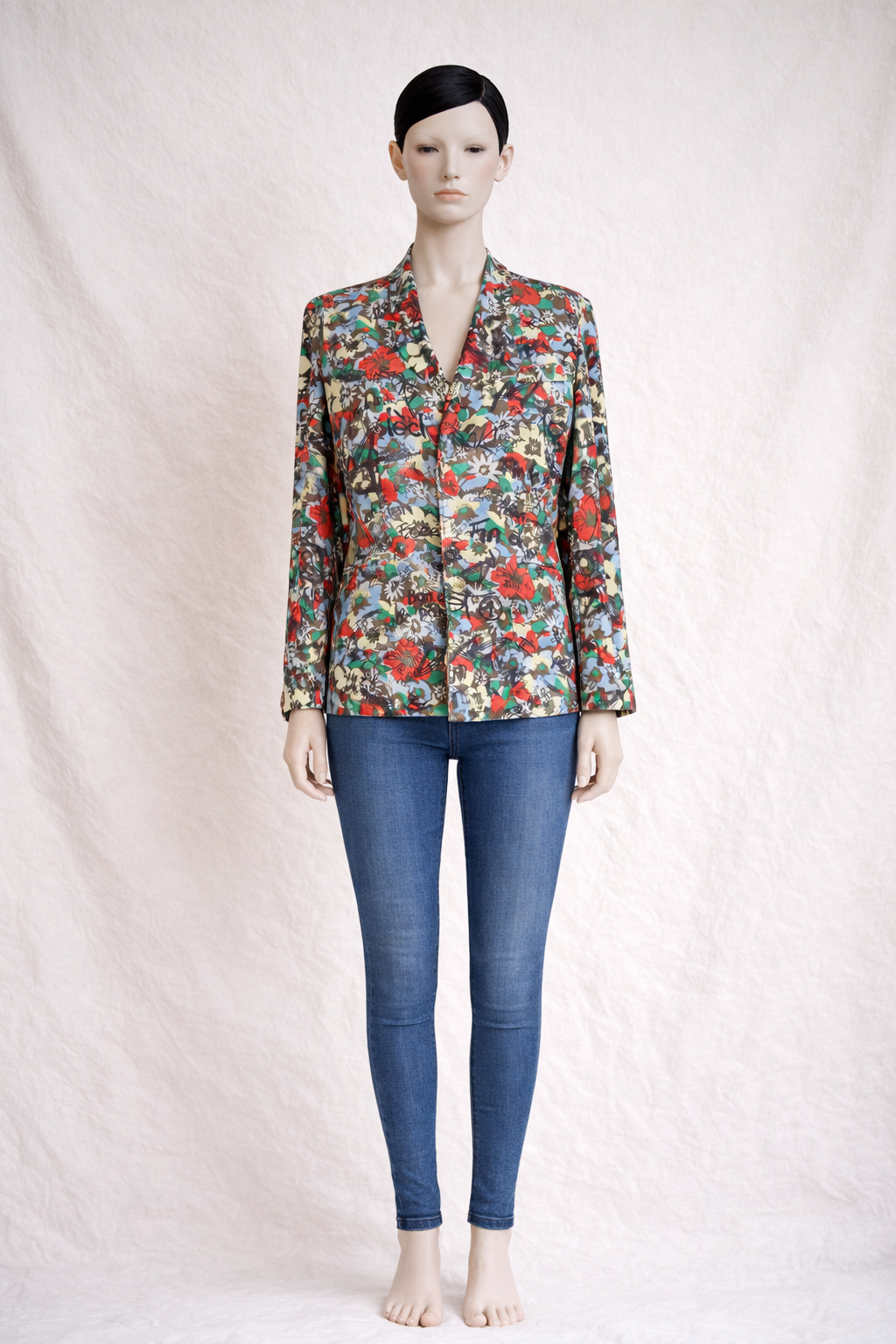 Blazer Jean Paul Gaultier Femme imprimée graffiti vintage authentique