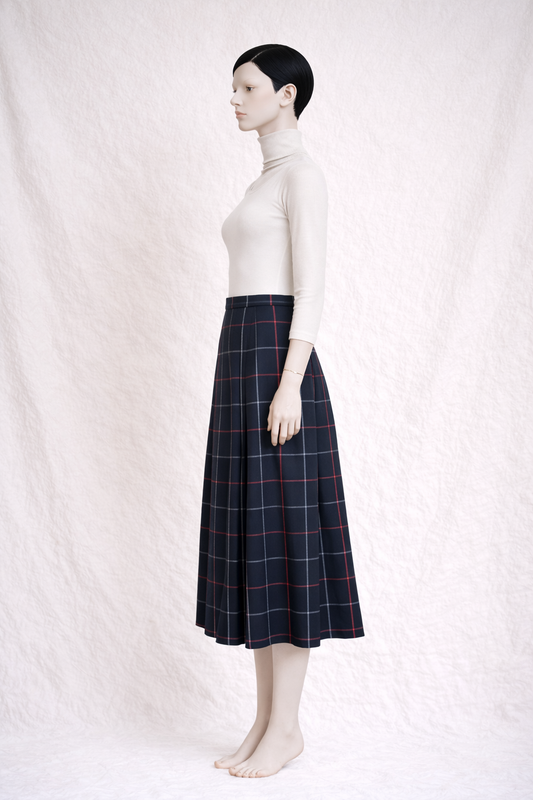 Authentic vintage wool pleated skirt Burberry