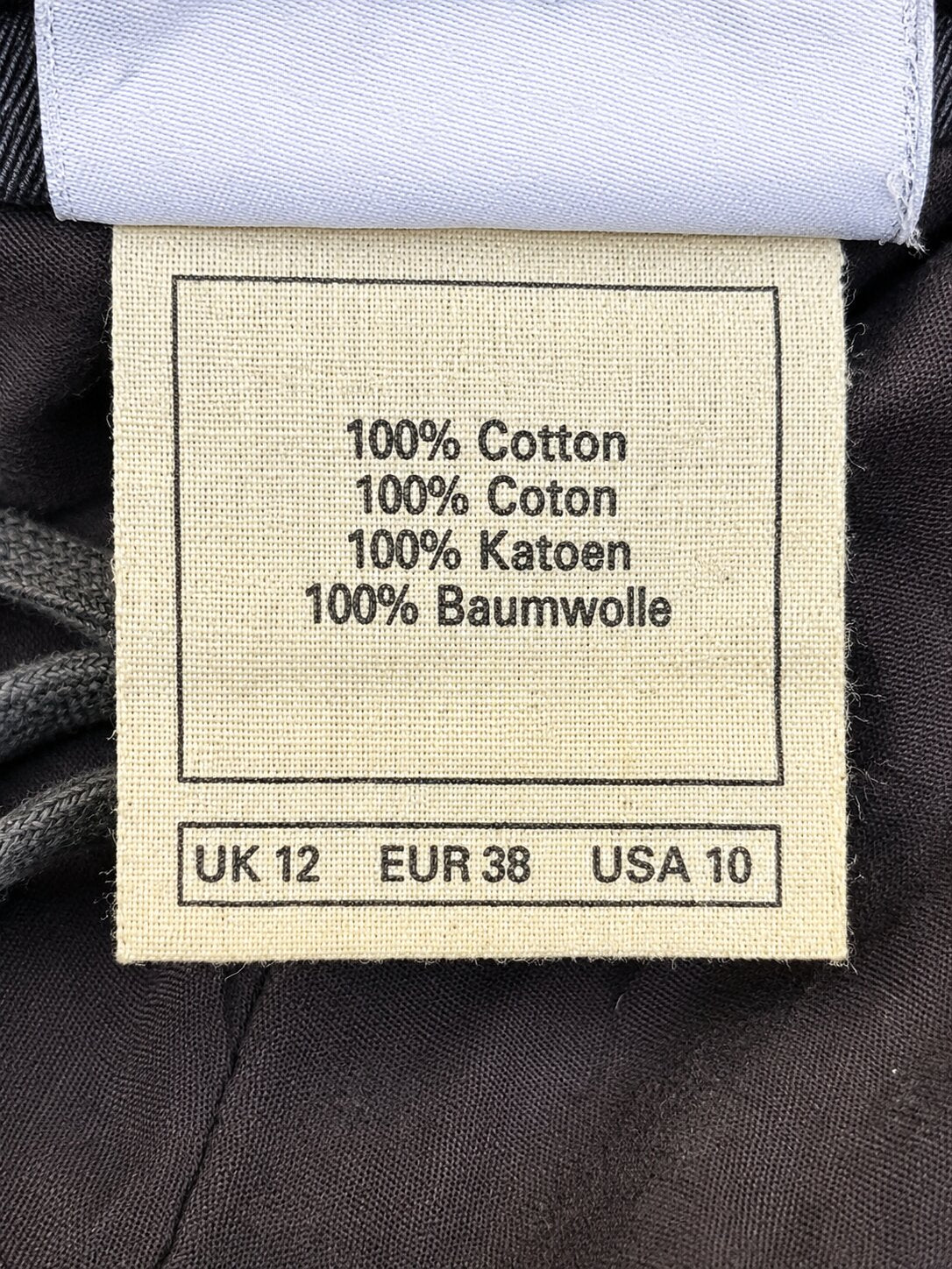 Robe Laura Ashley en coton noir à nœuds vintage authentique