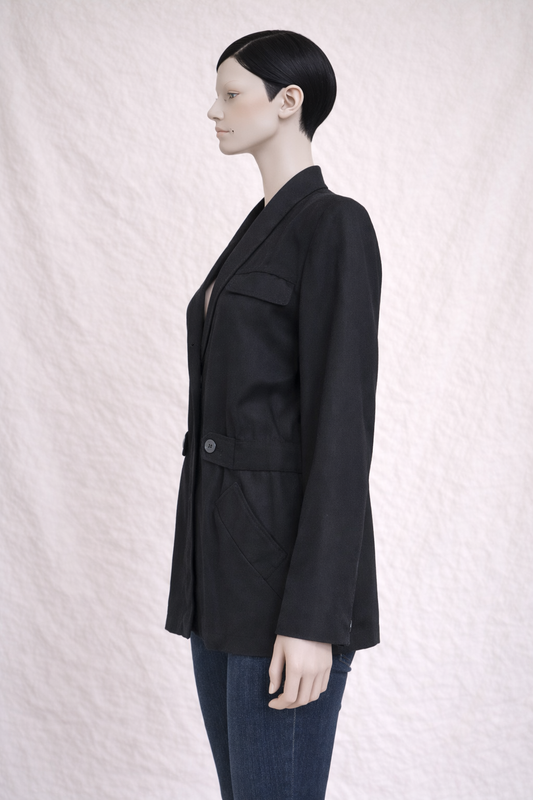 Oversized black blazer Chantal Thomass vintage