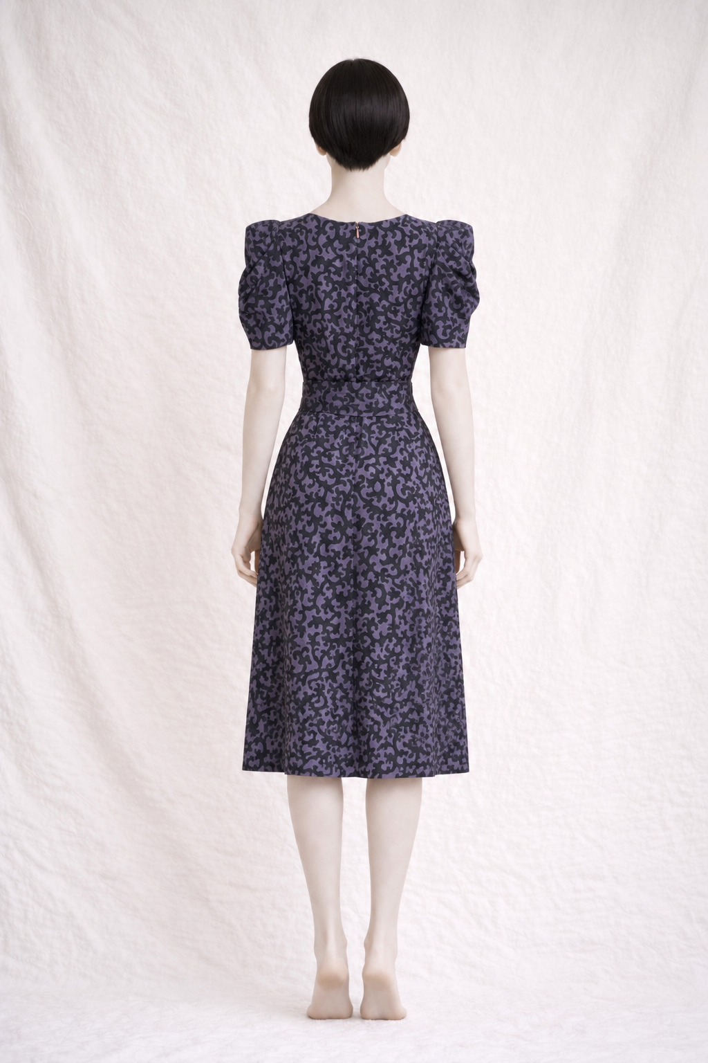 Robe Pierre Balmain Paris en coton imprimé vintage
