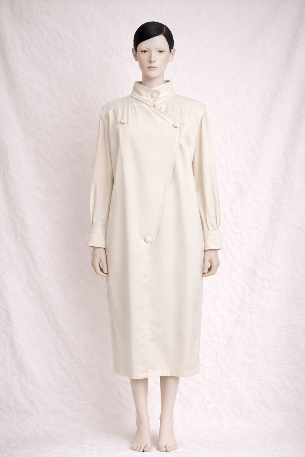 Robe futuriste en laine authentique Courrèges Paris circa 70