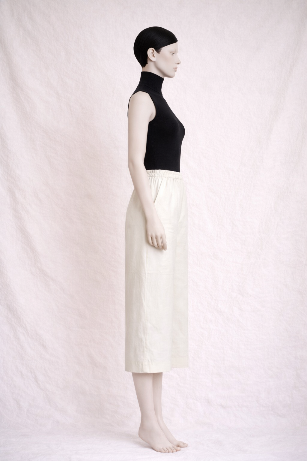Pantalon - culotte en lin et coton nude Joseph neuf