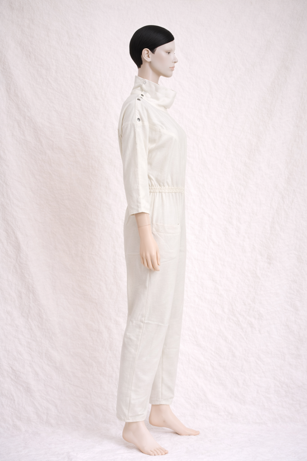 Combinaison futuriste vintage Courrèges Paris en laine circa années 1970