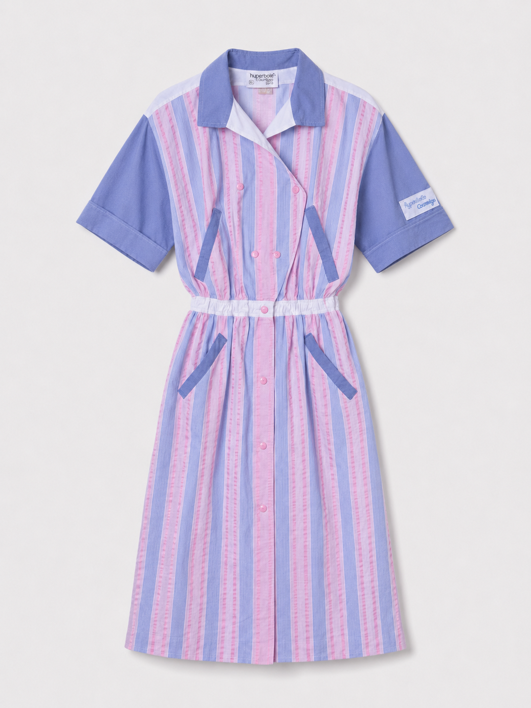 Robe iconique Hyperbole Courrèges Paris vintage authentique