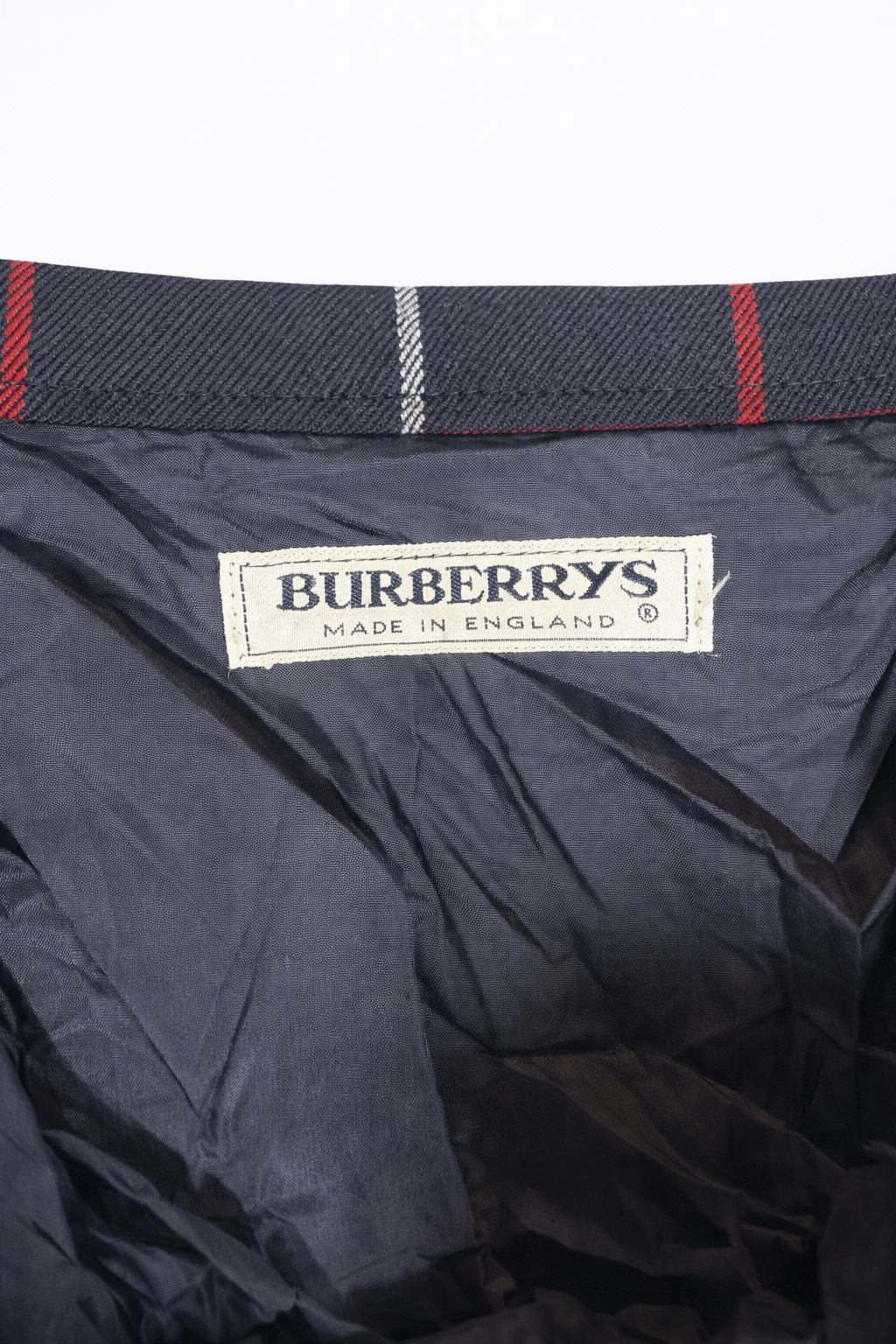 Jupe plissée en laine Burberry vintage authentique