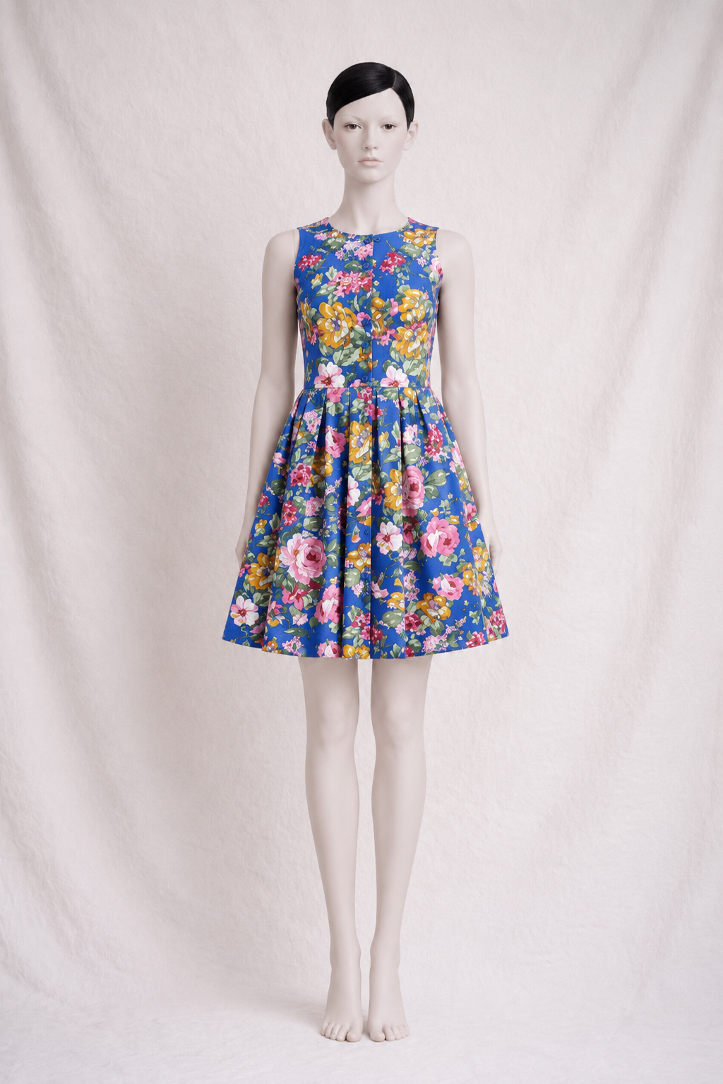 Robe d'été en coton fleurie Cacharel vintage