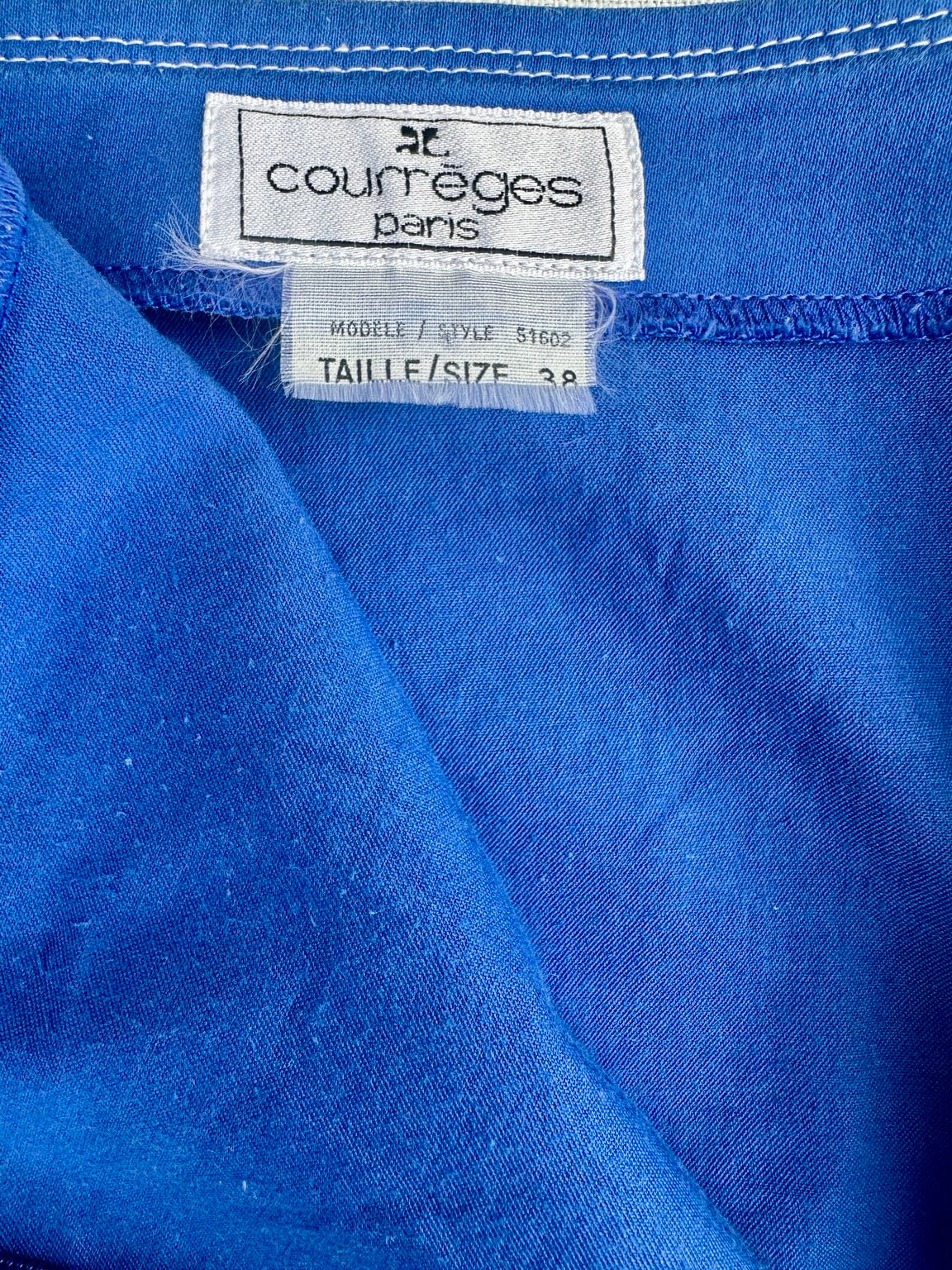 Authentic Courrèges Paris vintage mini skirt