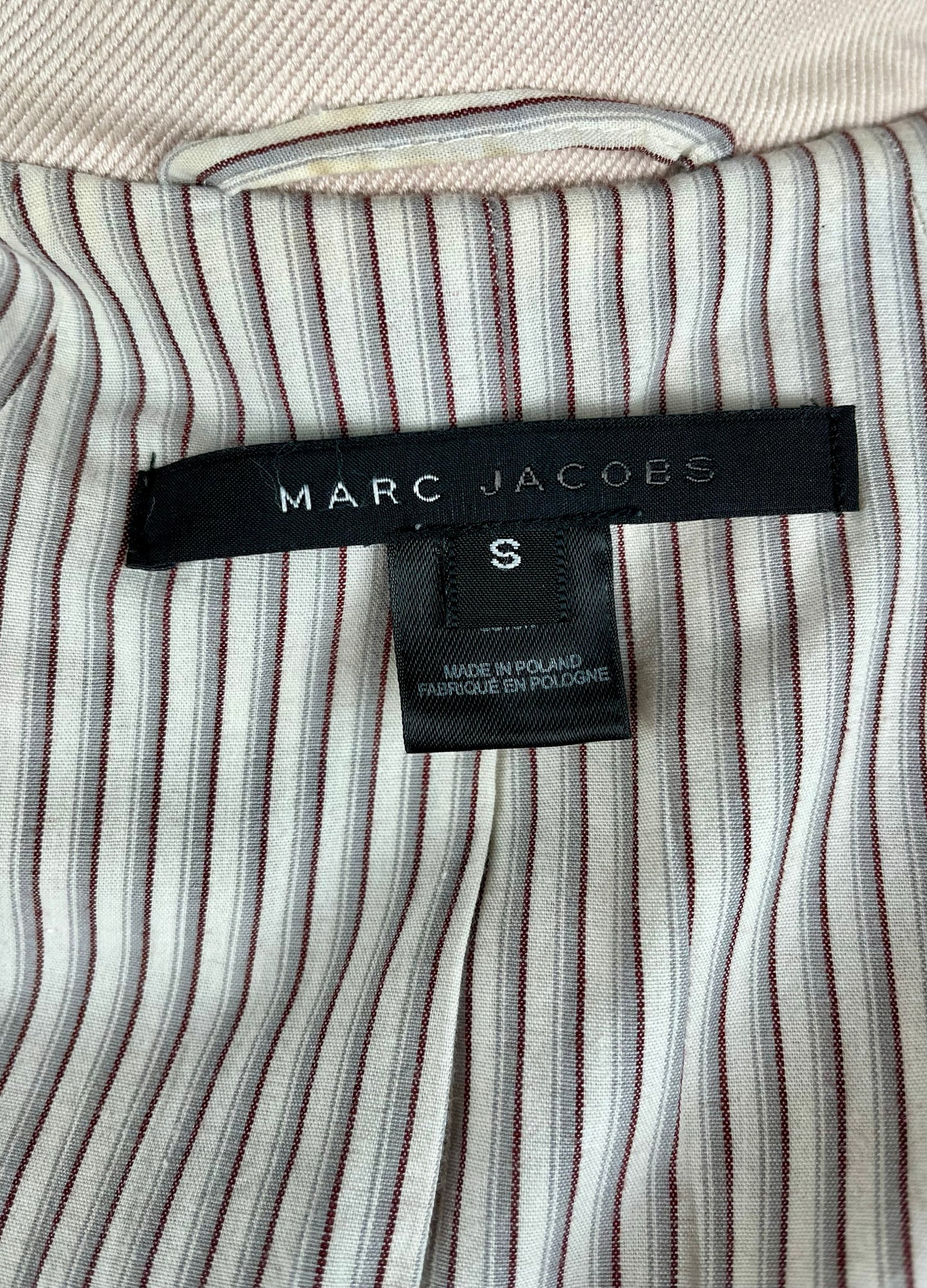 Trench en coton nude Marc Jacobs y2k