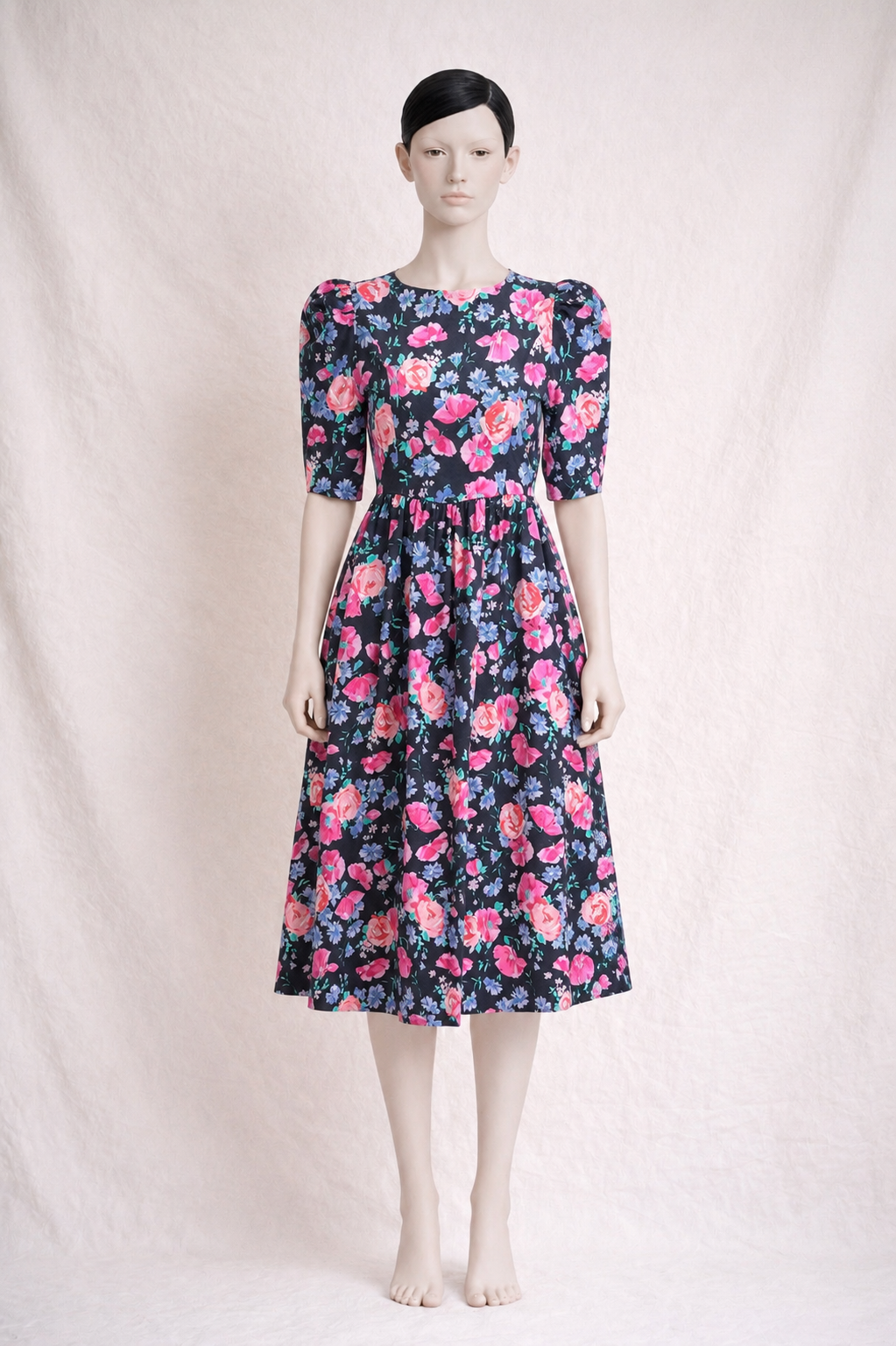 Robe d'été romantique Laura Ashley vintage