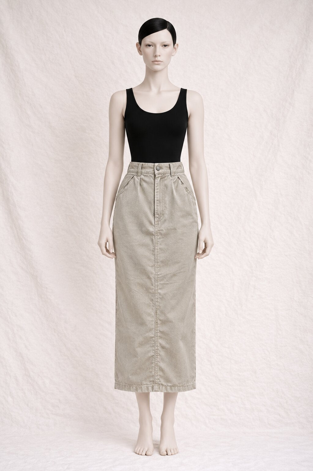 Jupe Longue en Jean Vintage Authentique Ralph Lauren