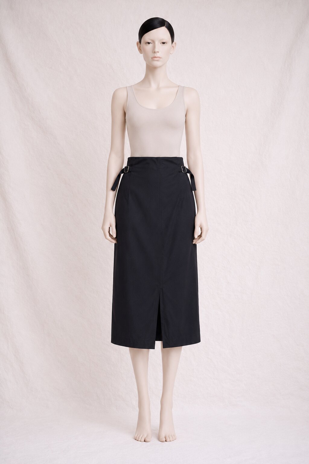 Yohji Yamamoto Y’s - Jupe longue en laine noire