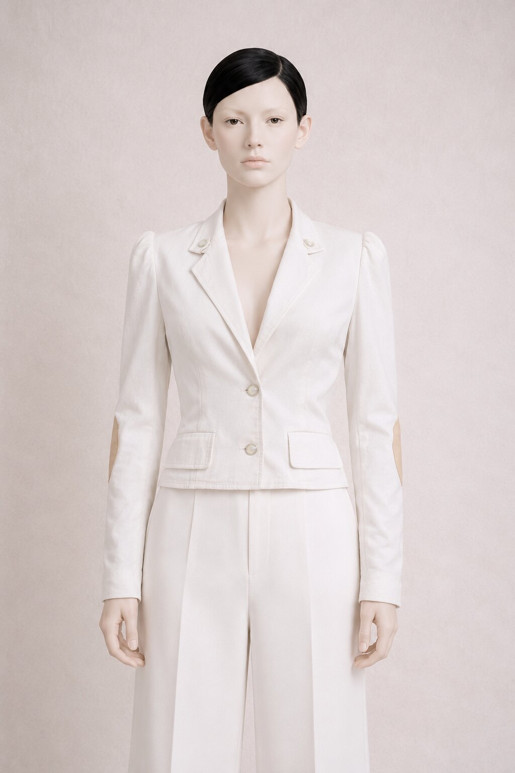 Veste courte authentique Christian Dior Boutique Paris en laine et soie