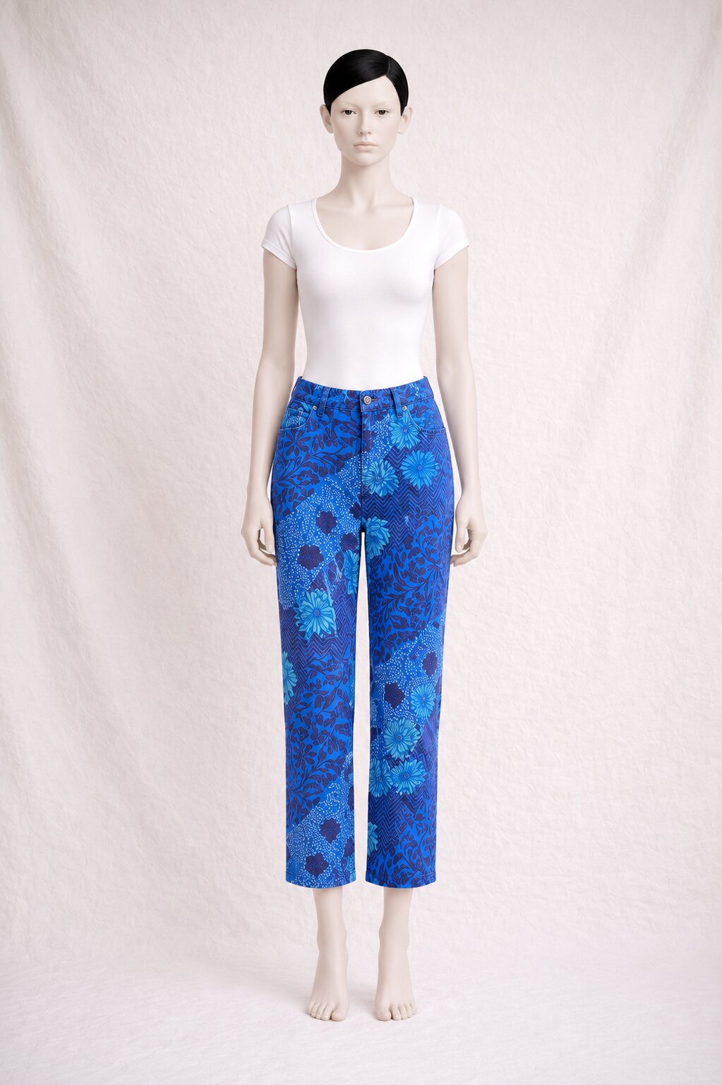 Jeans Vintage Kenzo Authentiques avec Imprimé Floral