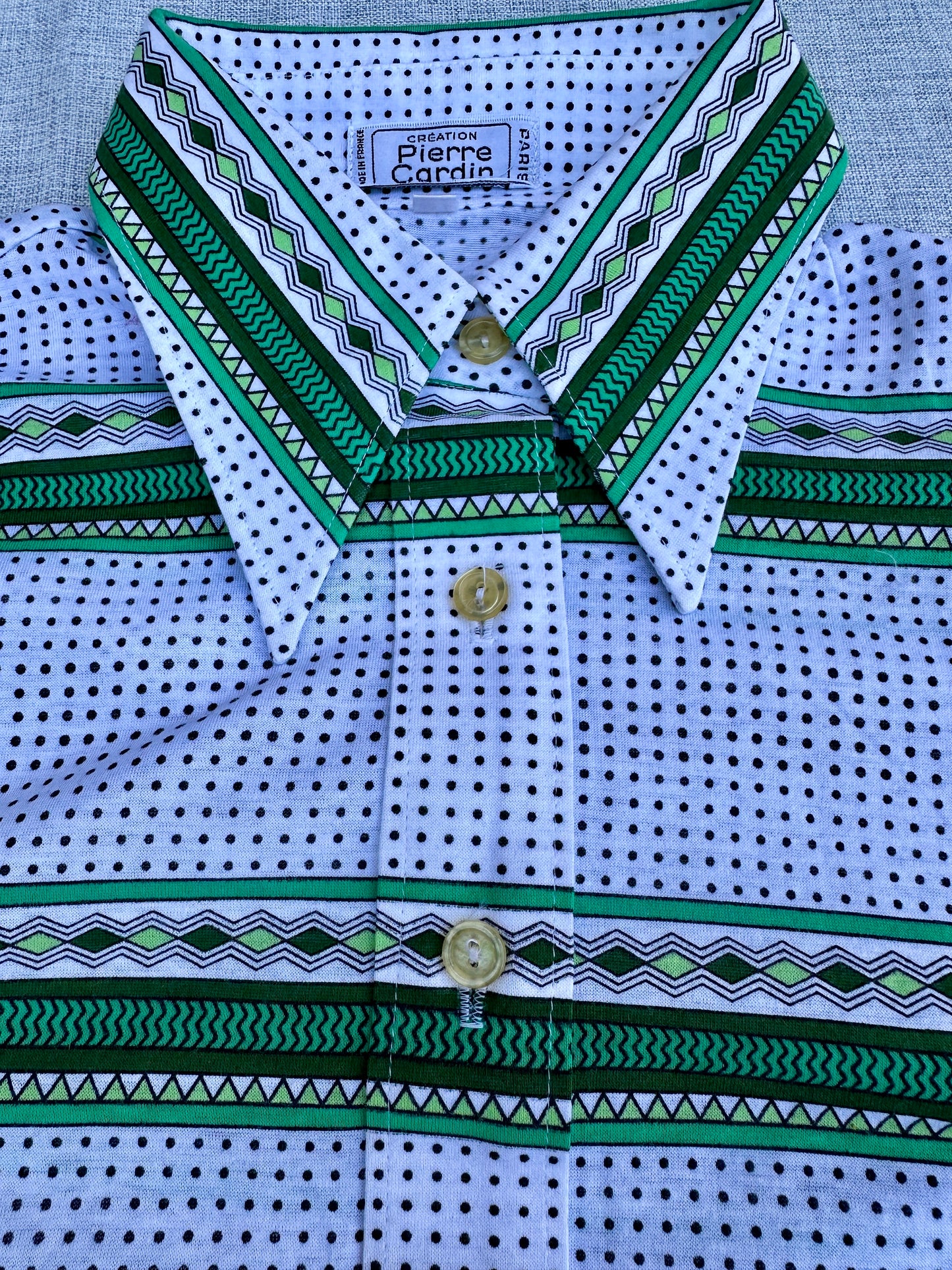 Chemise en coton  Pierre Cardin vintage authentique neuve