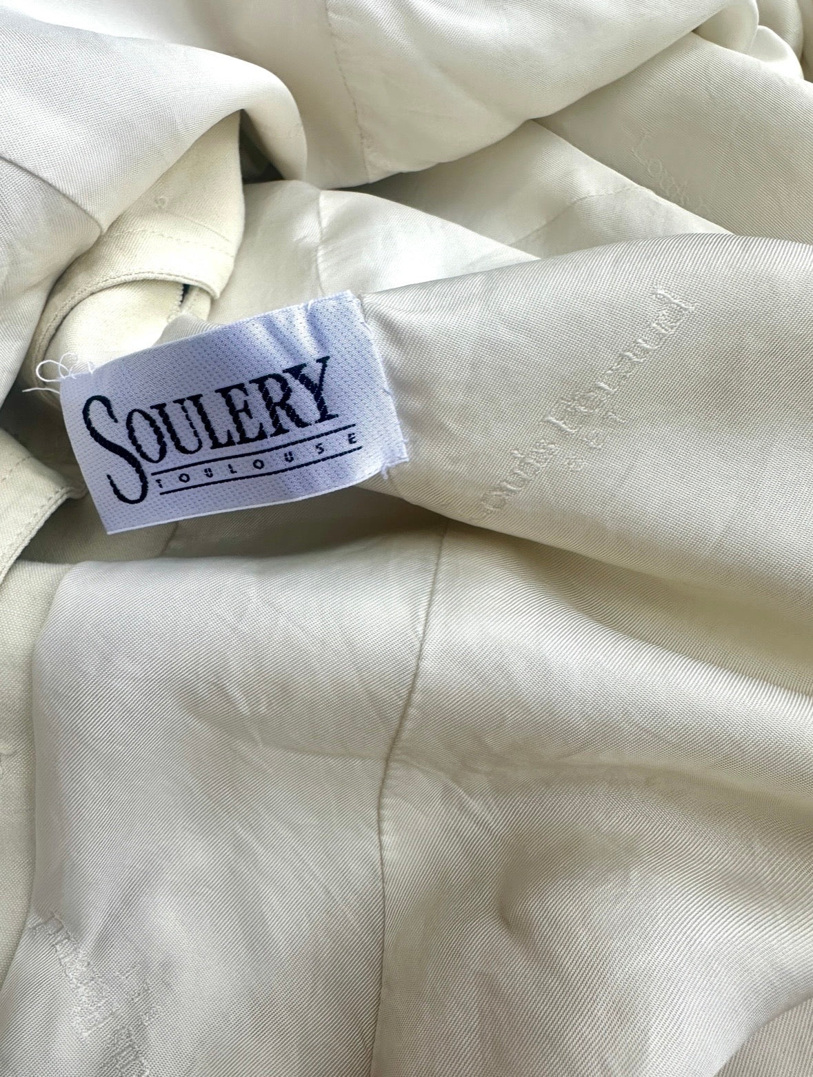 Authentique blazer saharienne en coton Louis Féraud vintage