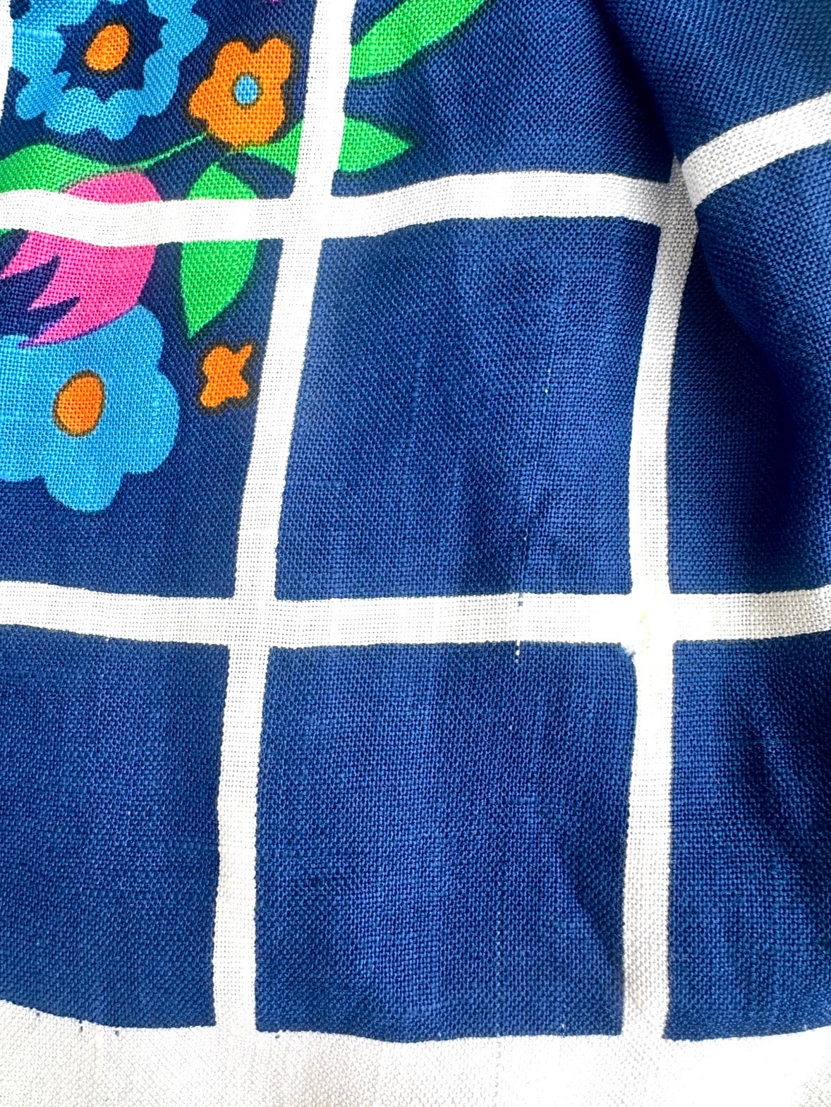 Jupe plissée authentique Lanvin Paris en toile de coton imprimée vintage