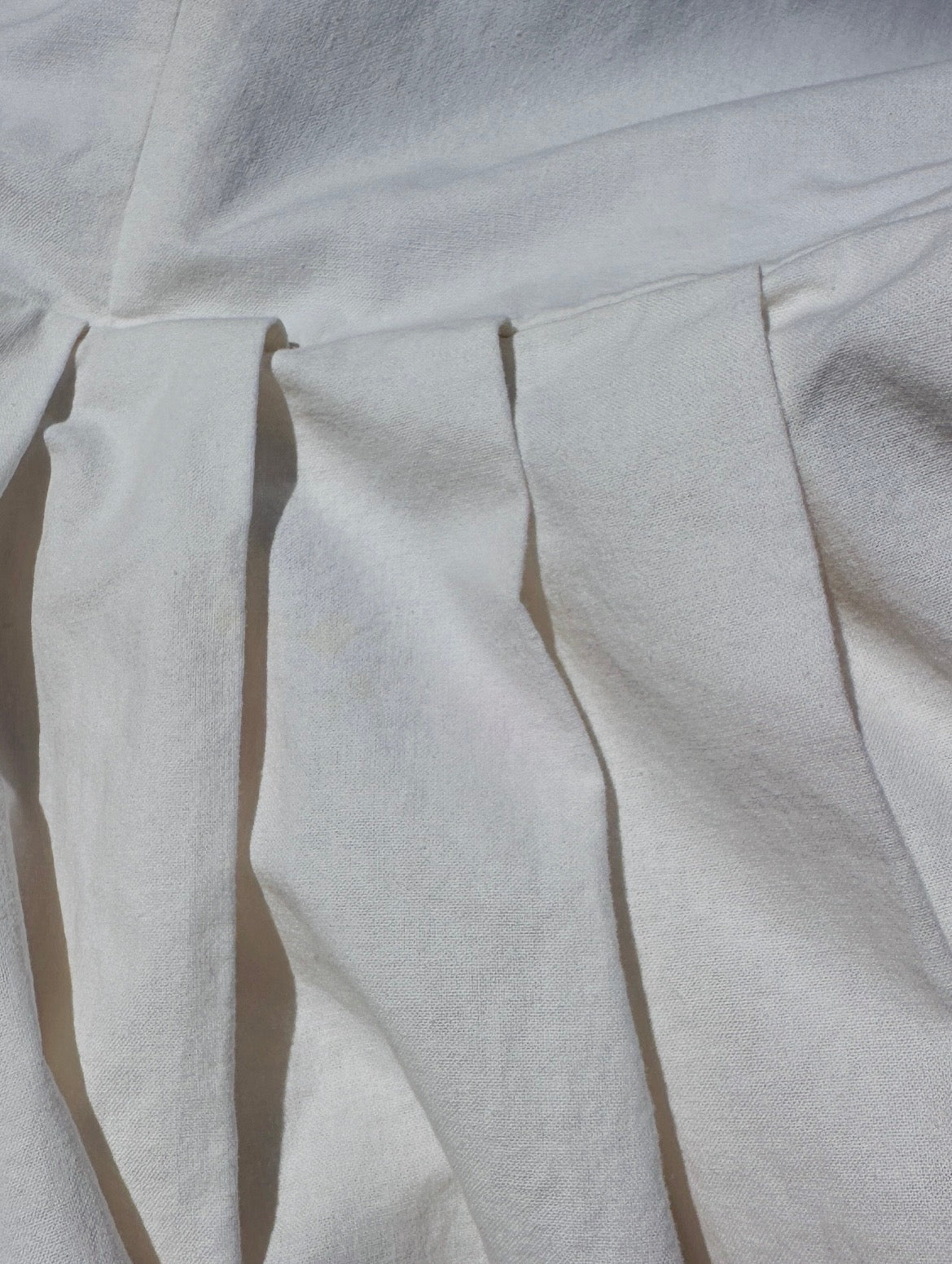 Vintage Strapless White Cotton Dress Laura Ashley