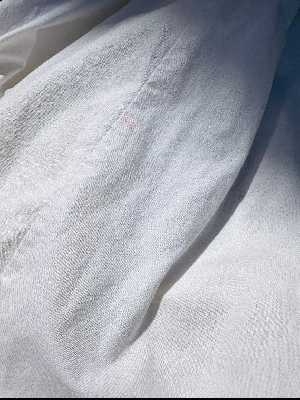 Vintage Strapless White Cotton Dress Laura Ashley