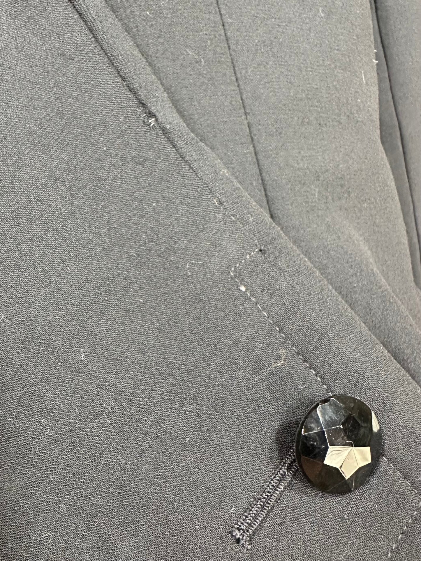 Blazer en laine Yves Saint Laurent noire vintage authentique