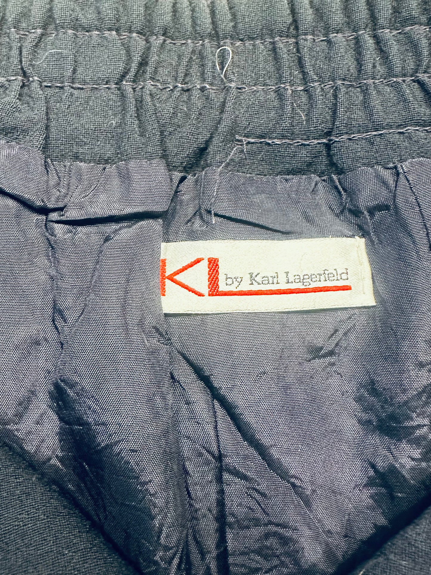 Jupe en laine Kl by Karl Lagerfeld vintage authentique