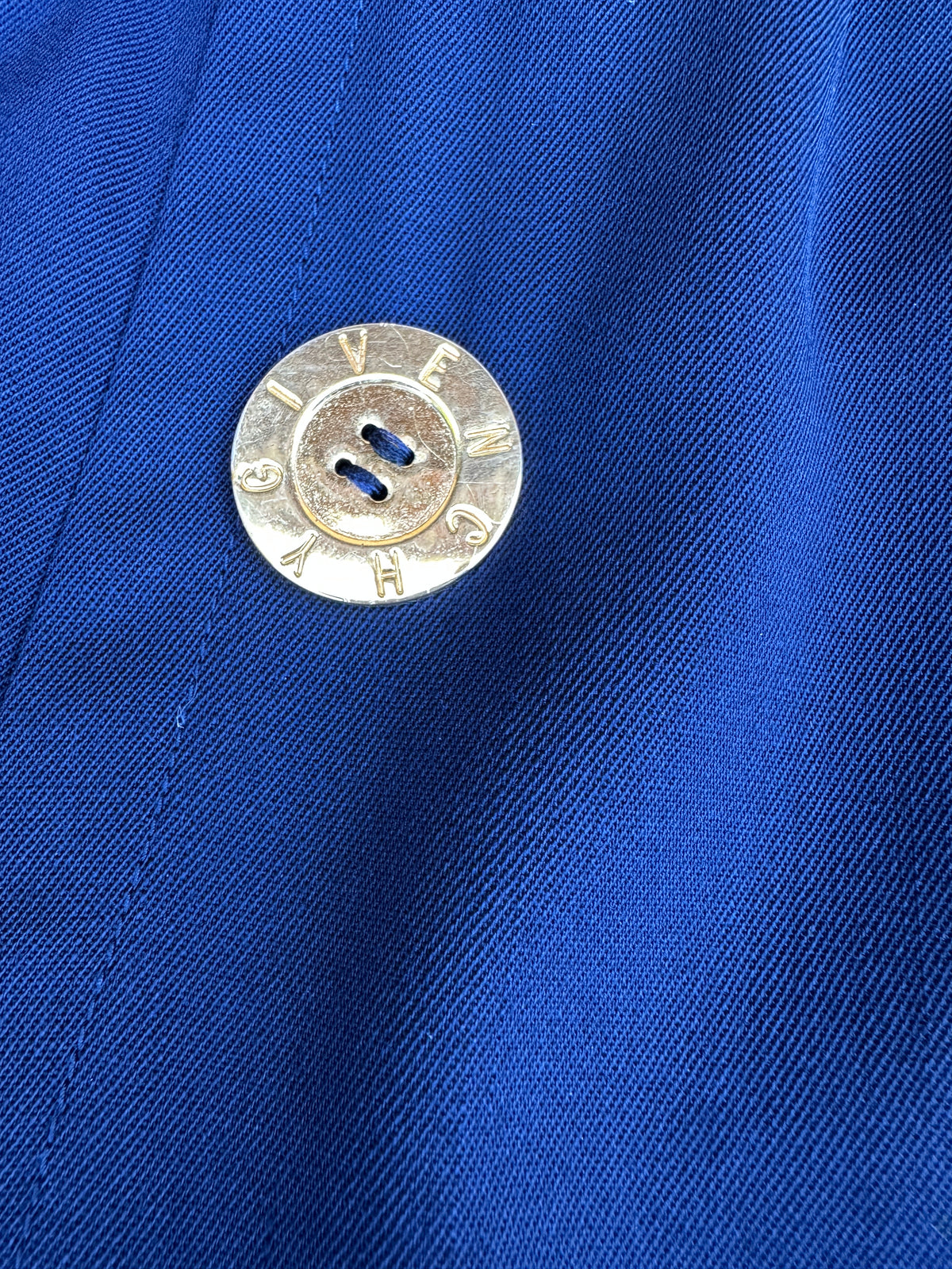 Givenchy Vintage Authentic Wool Navy Skirt