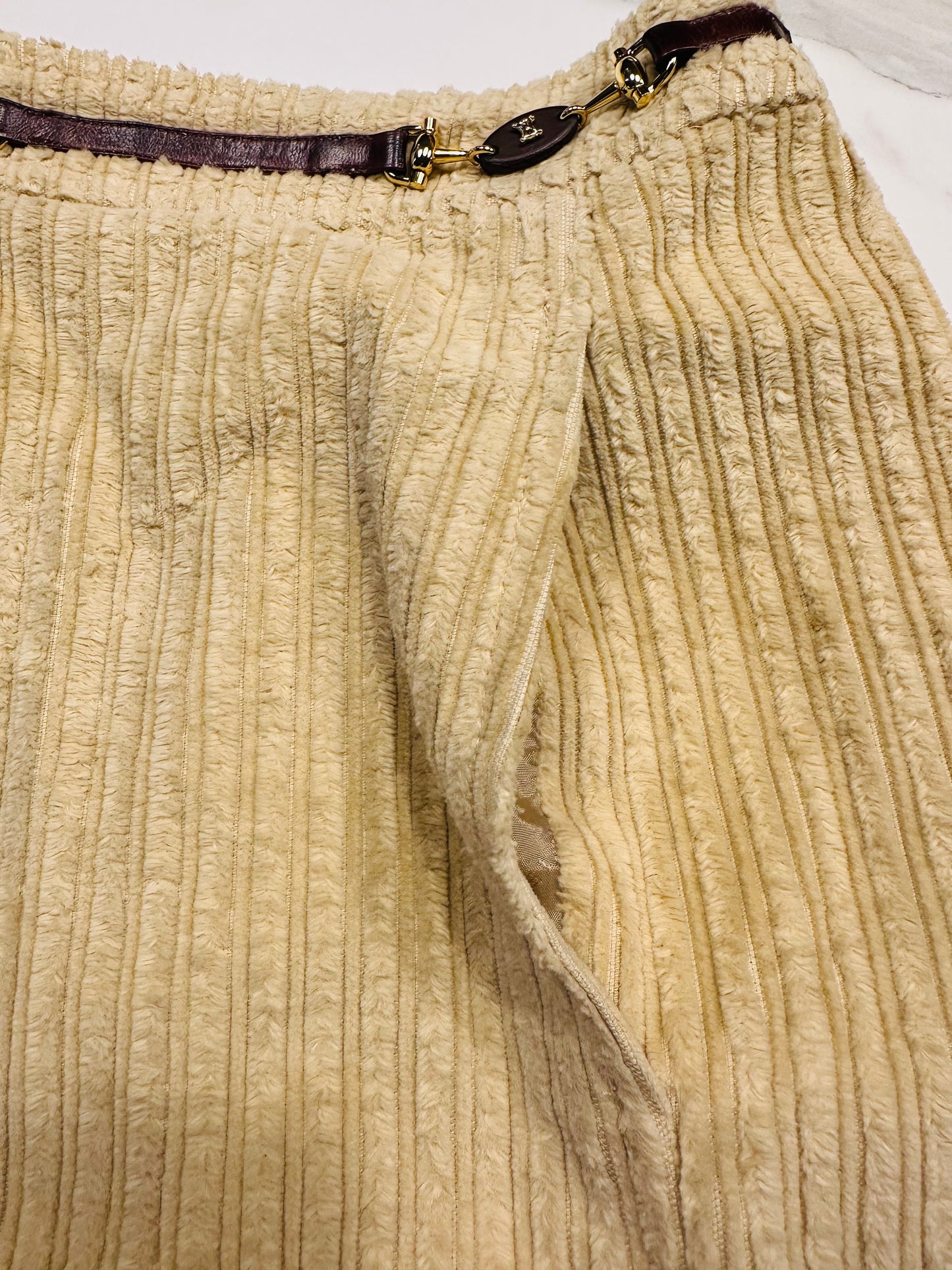 Ensemble tailleur jupe Céline Paris authentique vintage circa 70