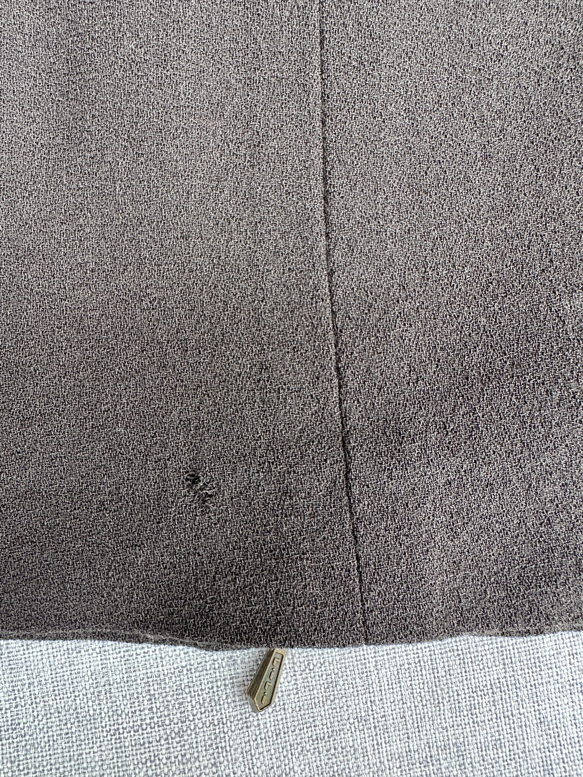 Authentic Vintage Dior Black Wool Pencil Skirt