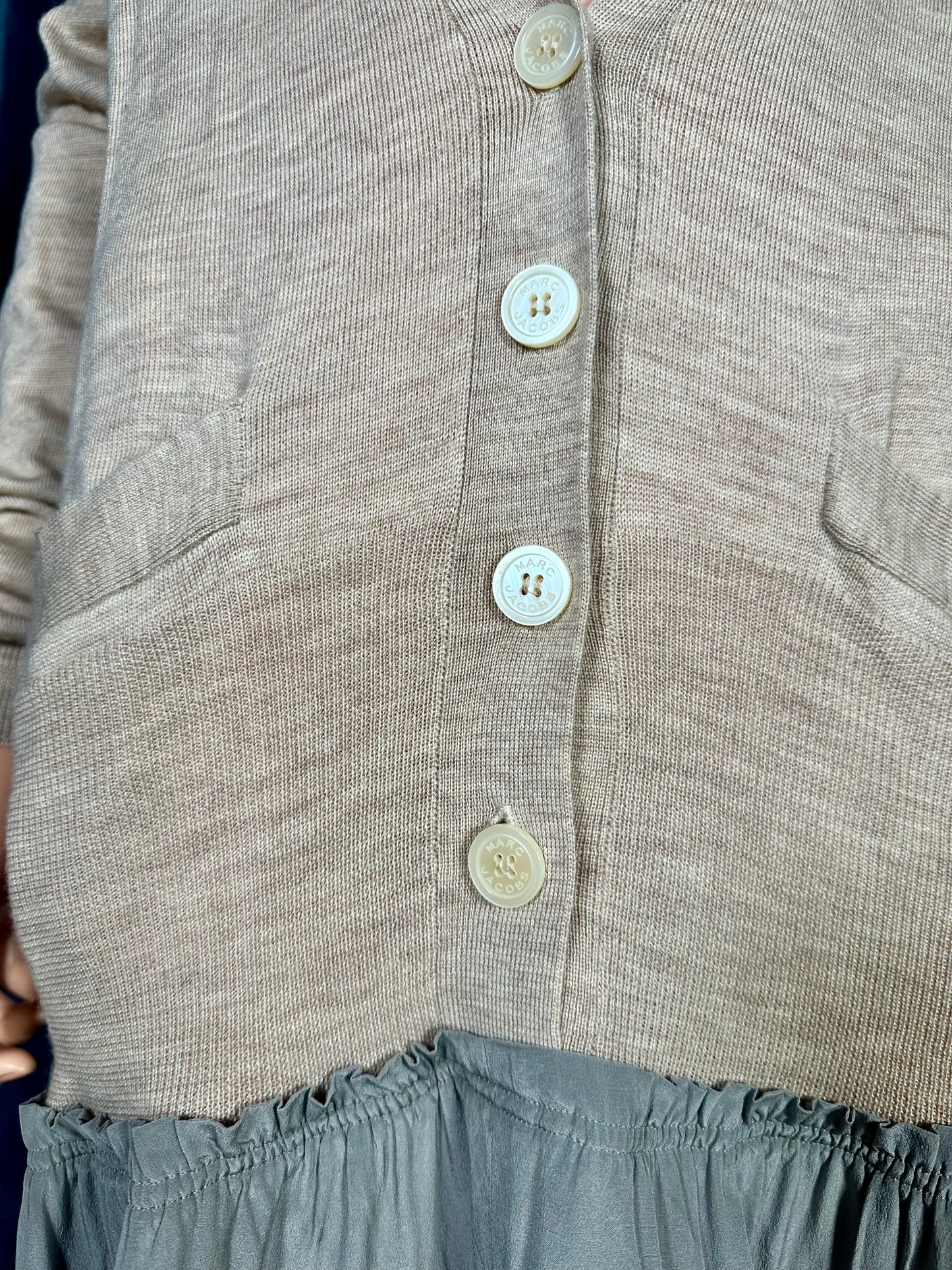 Robe cardigan Marc by Marc Jacobs en laine et soie
