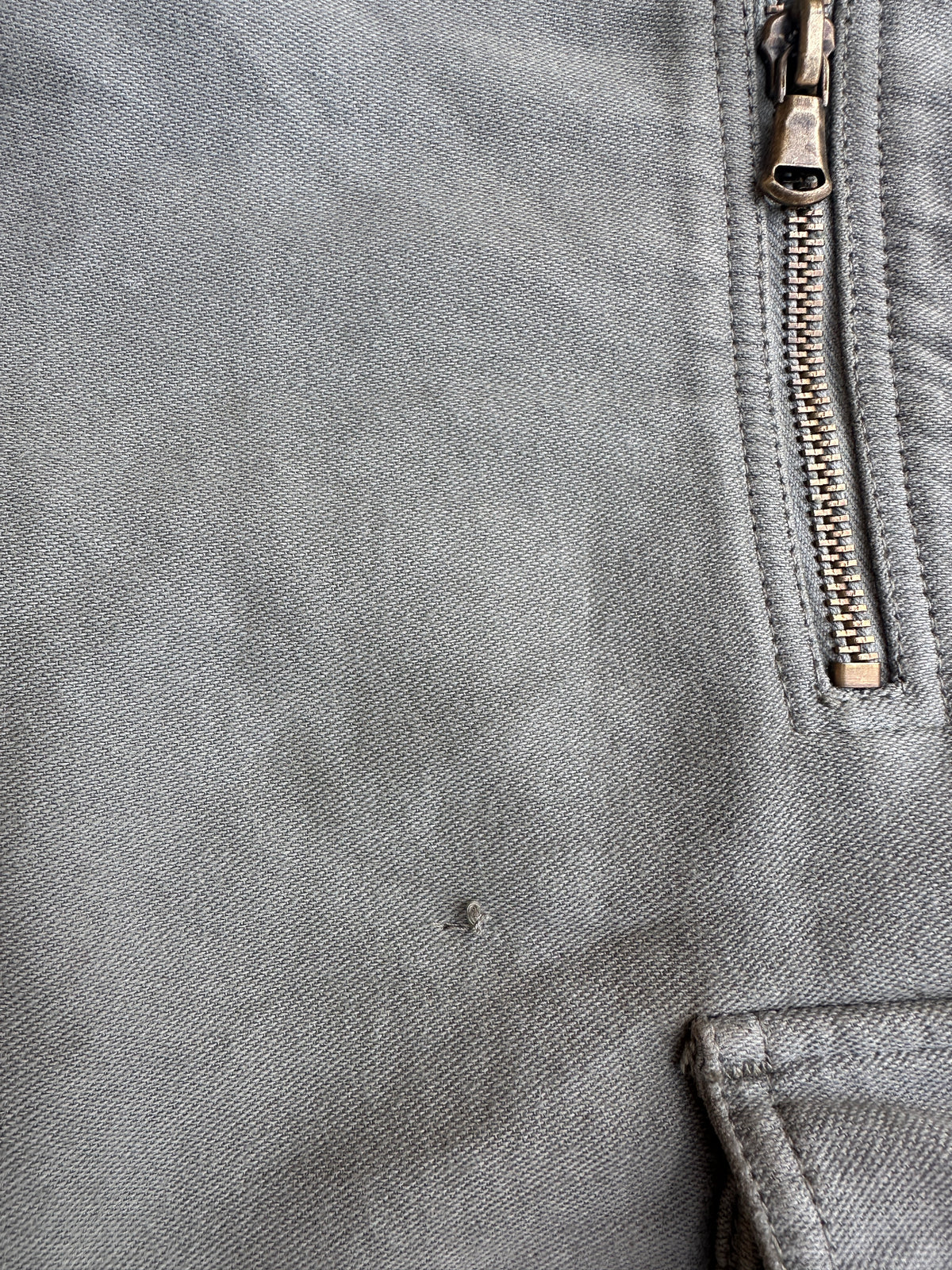 Authentic Y2K Olive Green Cotton Cargo Trousers by Maje