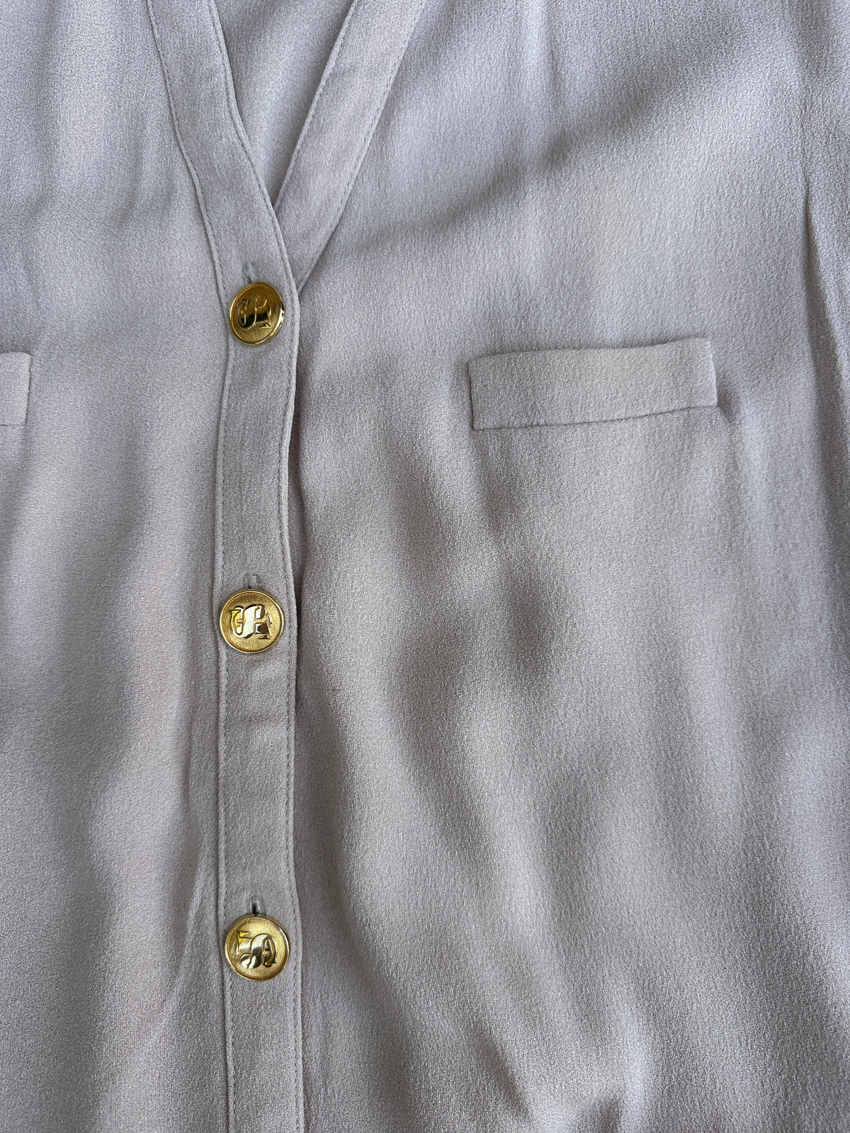 Vintage Authentic Powder Pink Viscose Cardigan by Sonia Rykiel