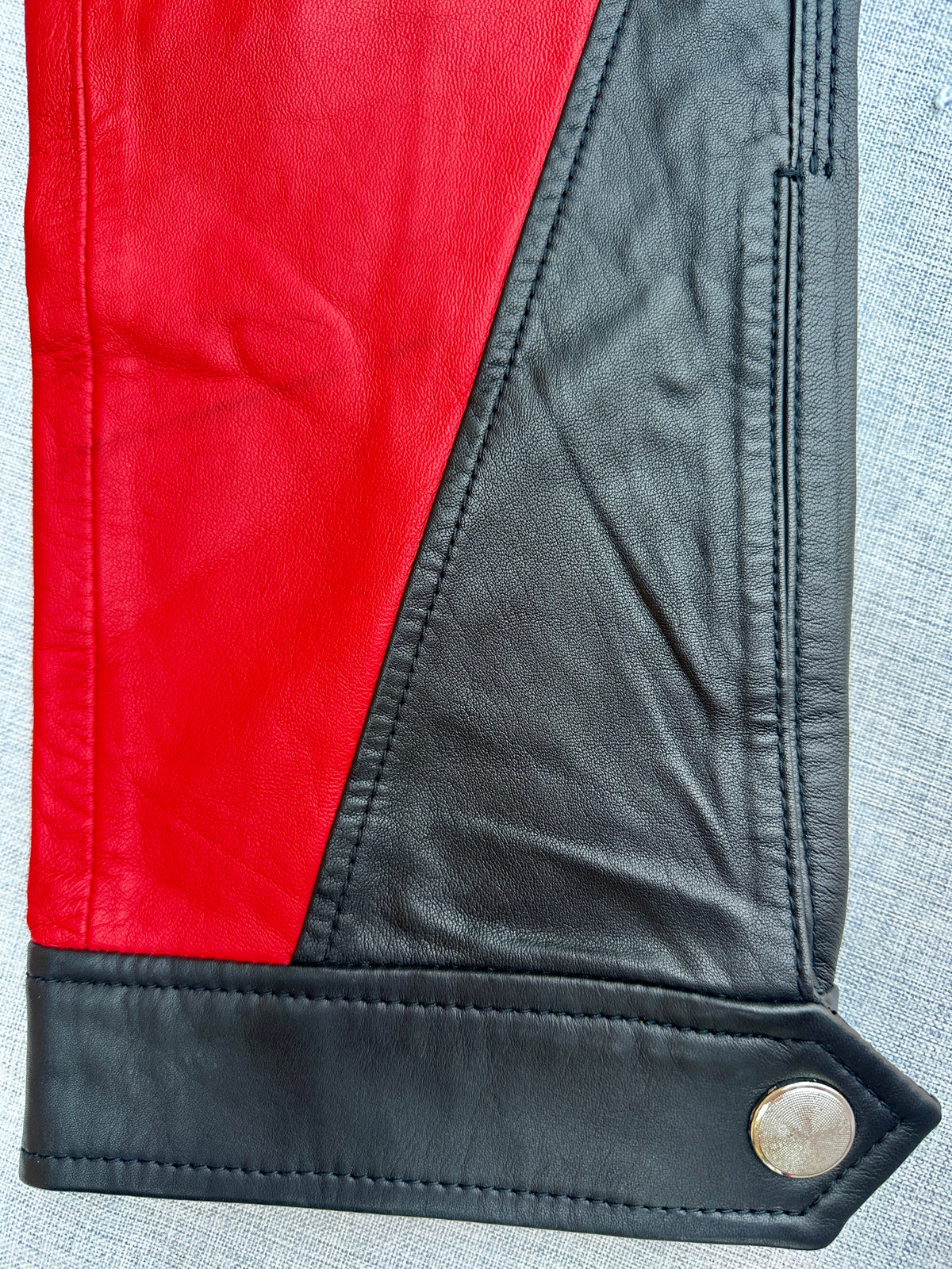 Nouveau pantalon Zadig & Voltaire en cuir noir authentique