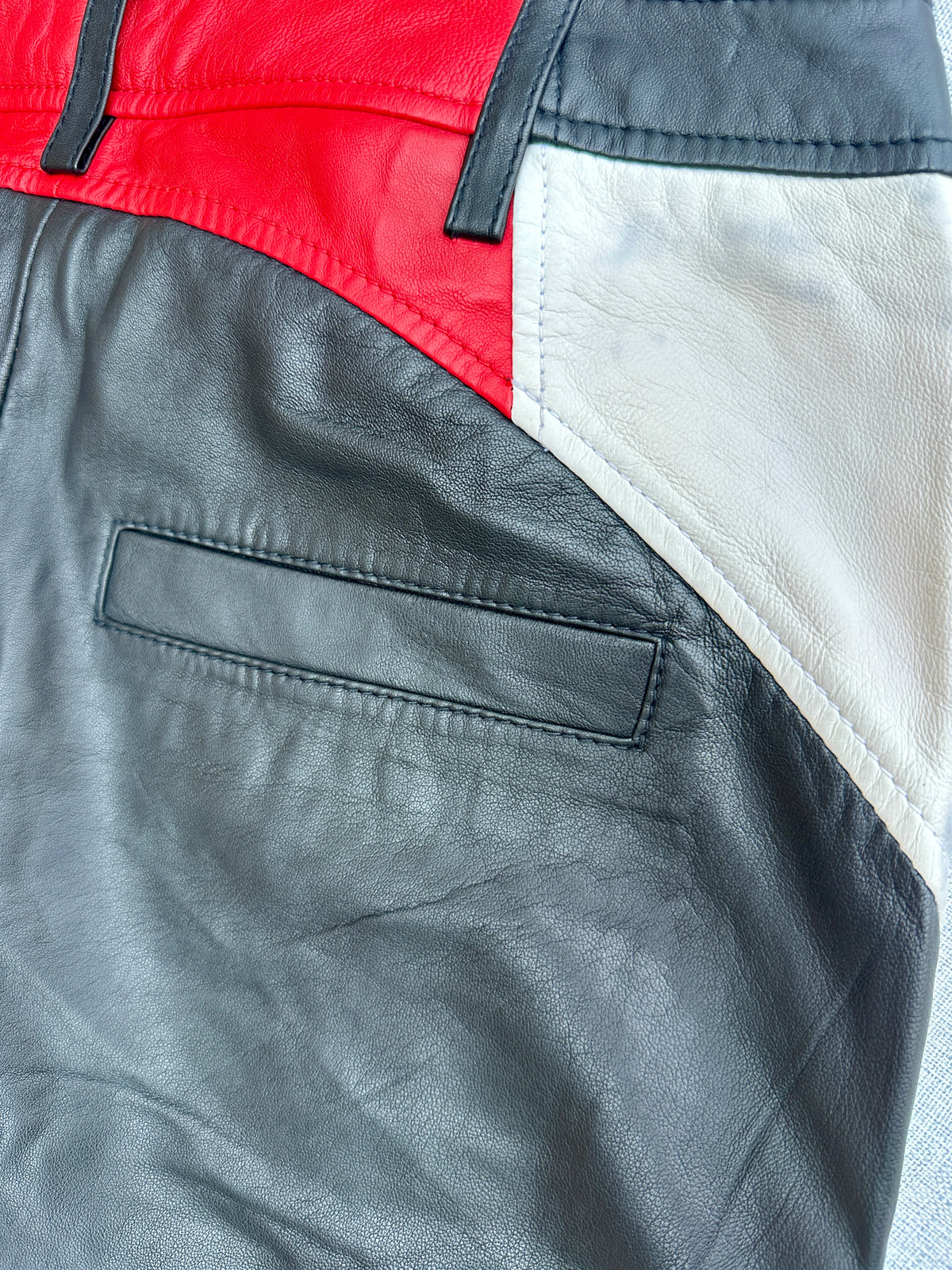 Nouveau pantalon Zadig & Voltaire en cuir noir authentique