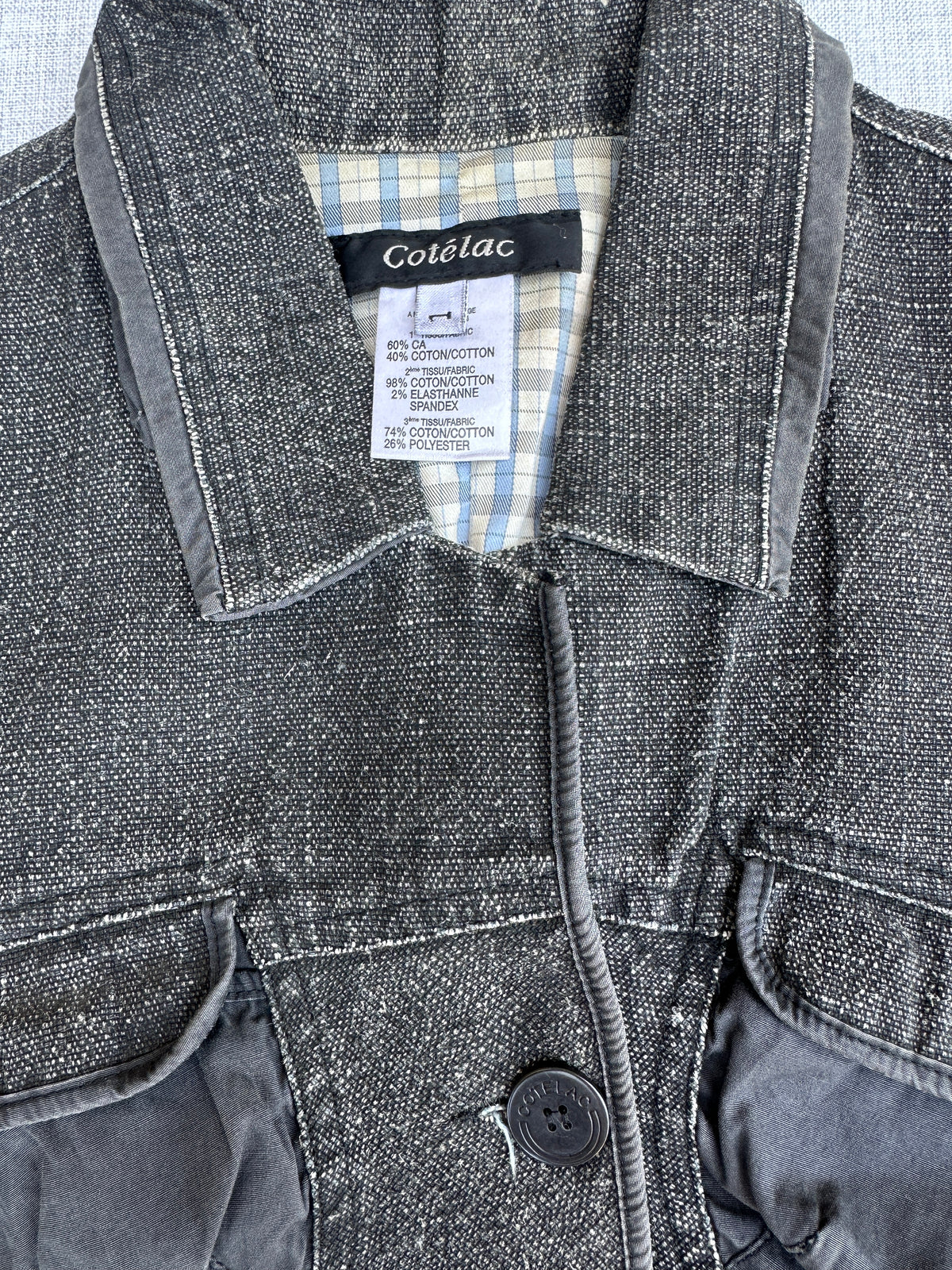 Cotélac Grey Denim Jacket