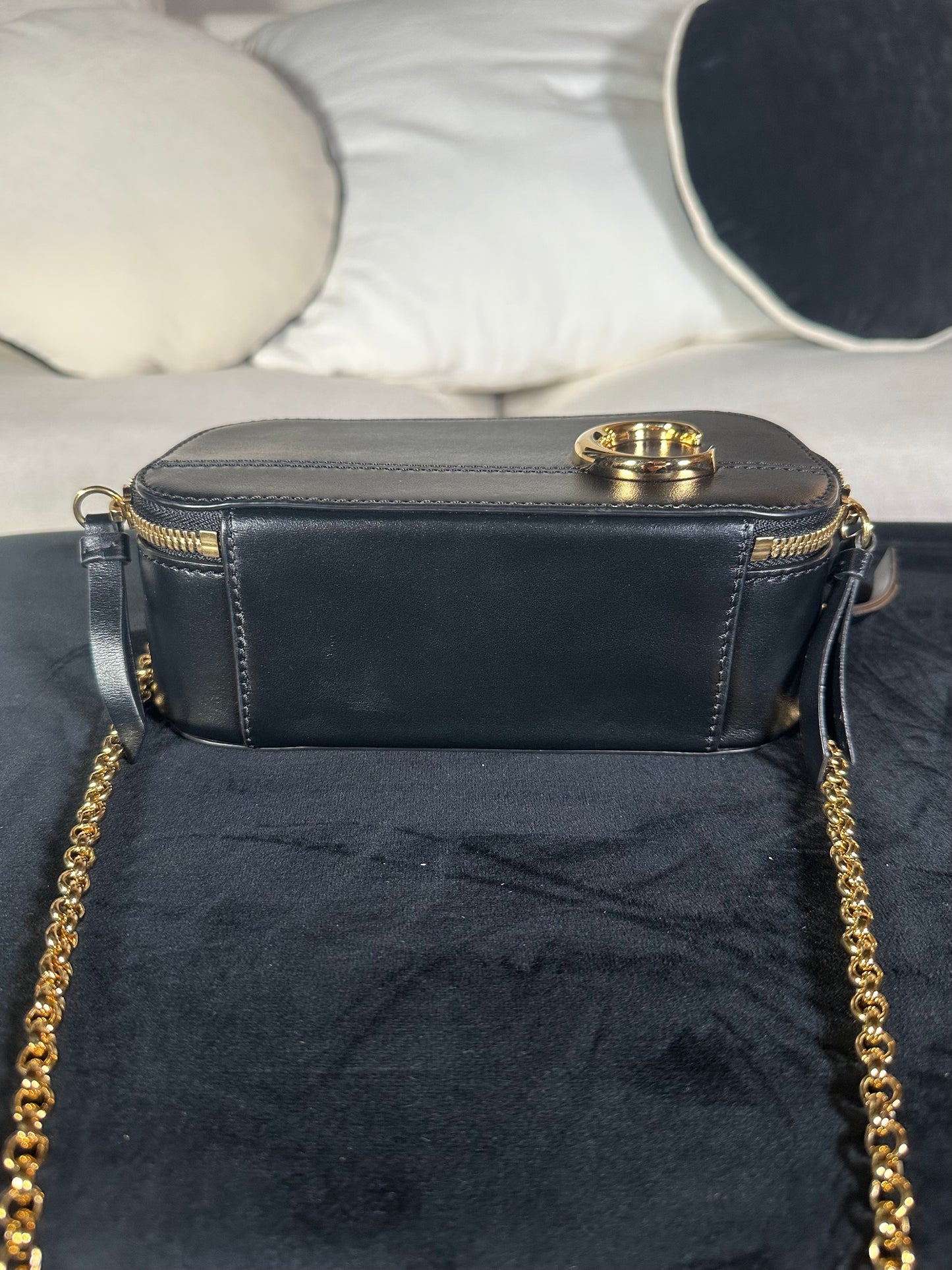 Sac Chloé C crossbody bag avec chaîne authentique