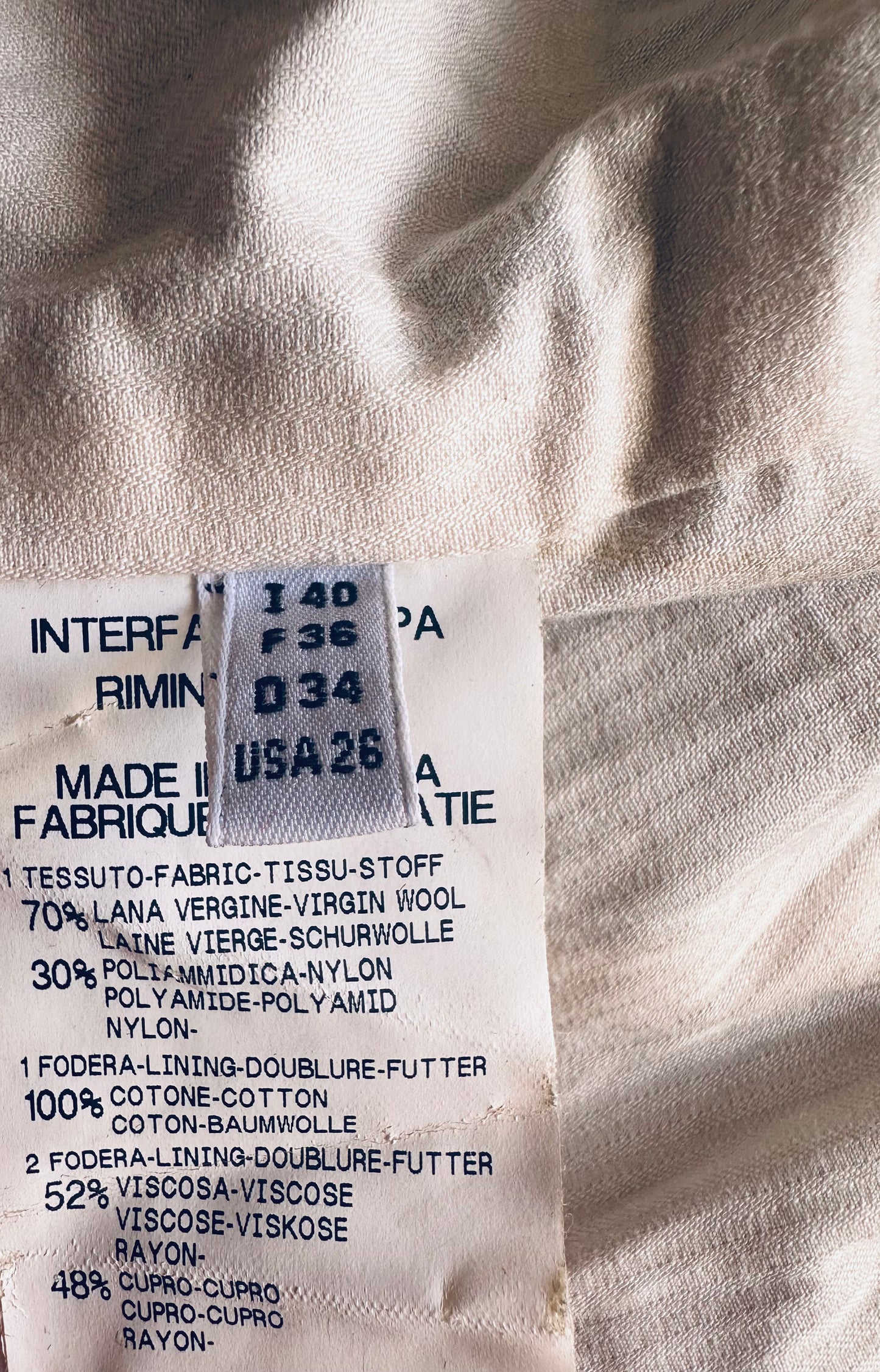 Blazer Marithé François Girbaud vintage authentique